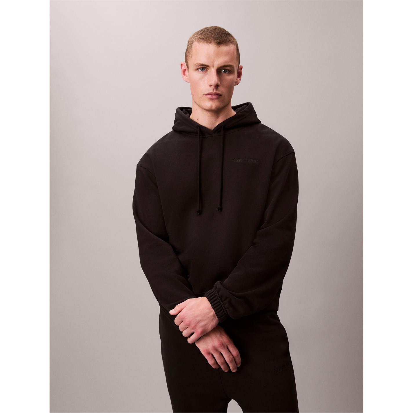 Mikina Calvin Klein Black 9396500 Men's Pullover Hoodie - 7