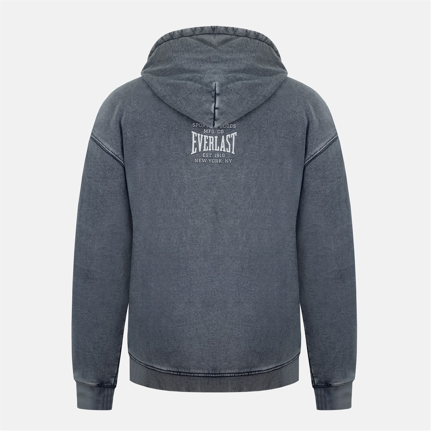 Mikina Everlast Washed Grey 2625362 Men's NYC Pull Over Hoodie - 2
