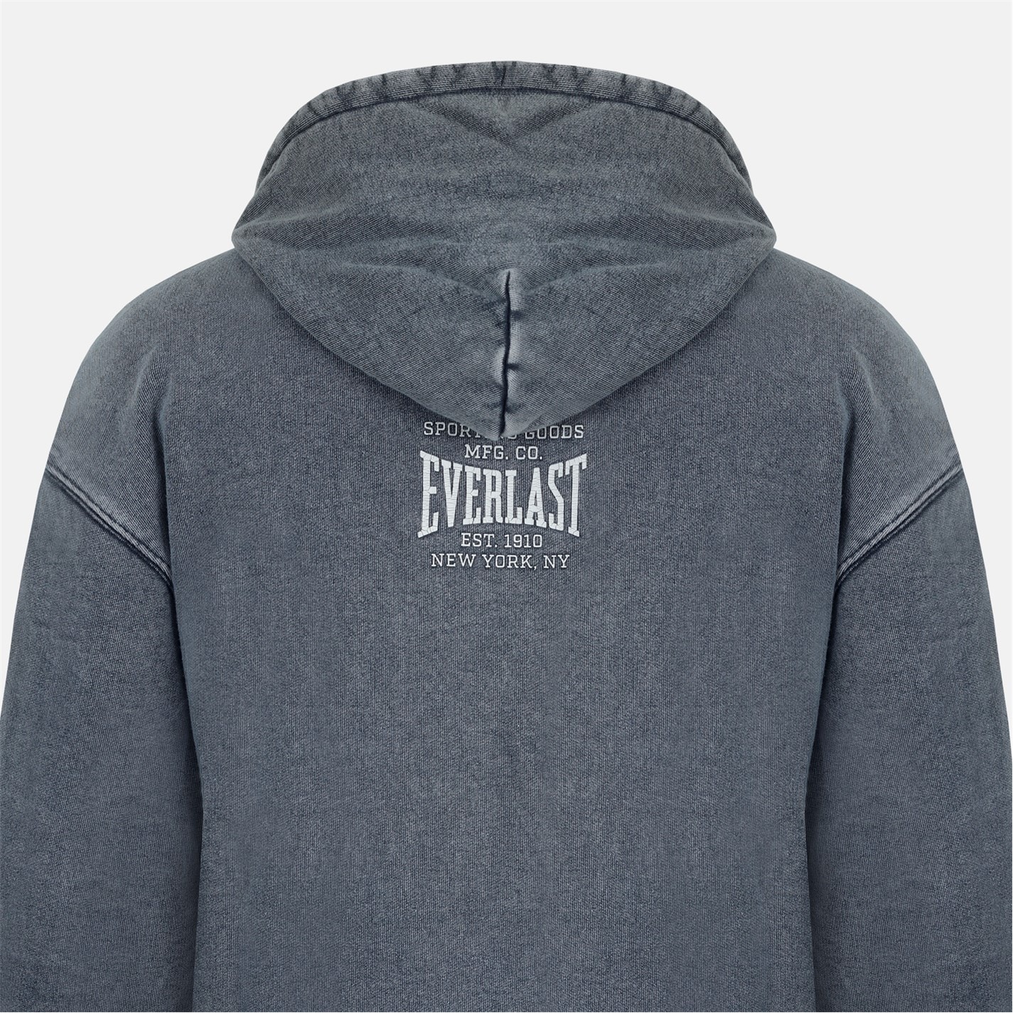 Mikina Everlast Washed Grey 2625362 Men's NYC Pull Over Hoodie - 4