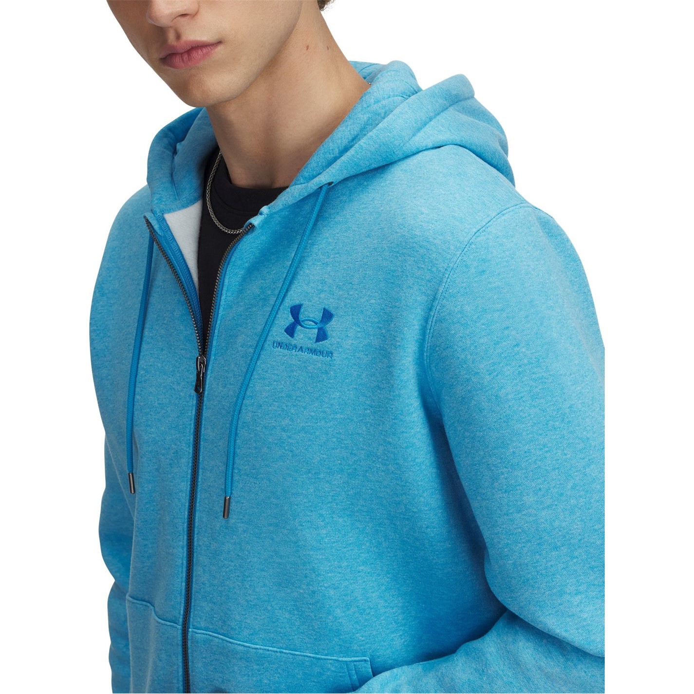 Mikina Under Armour Blue 6882360 Men's Icon Full-Zip Hoodie - 3