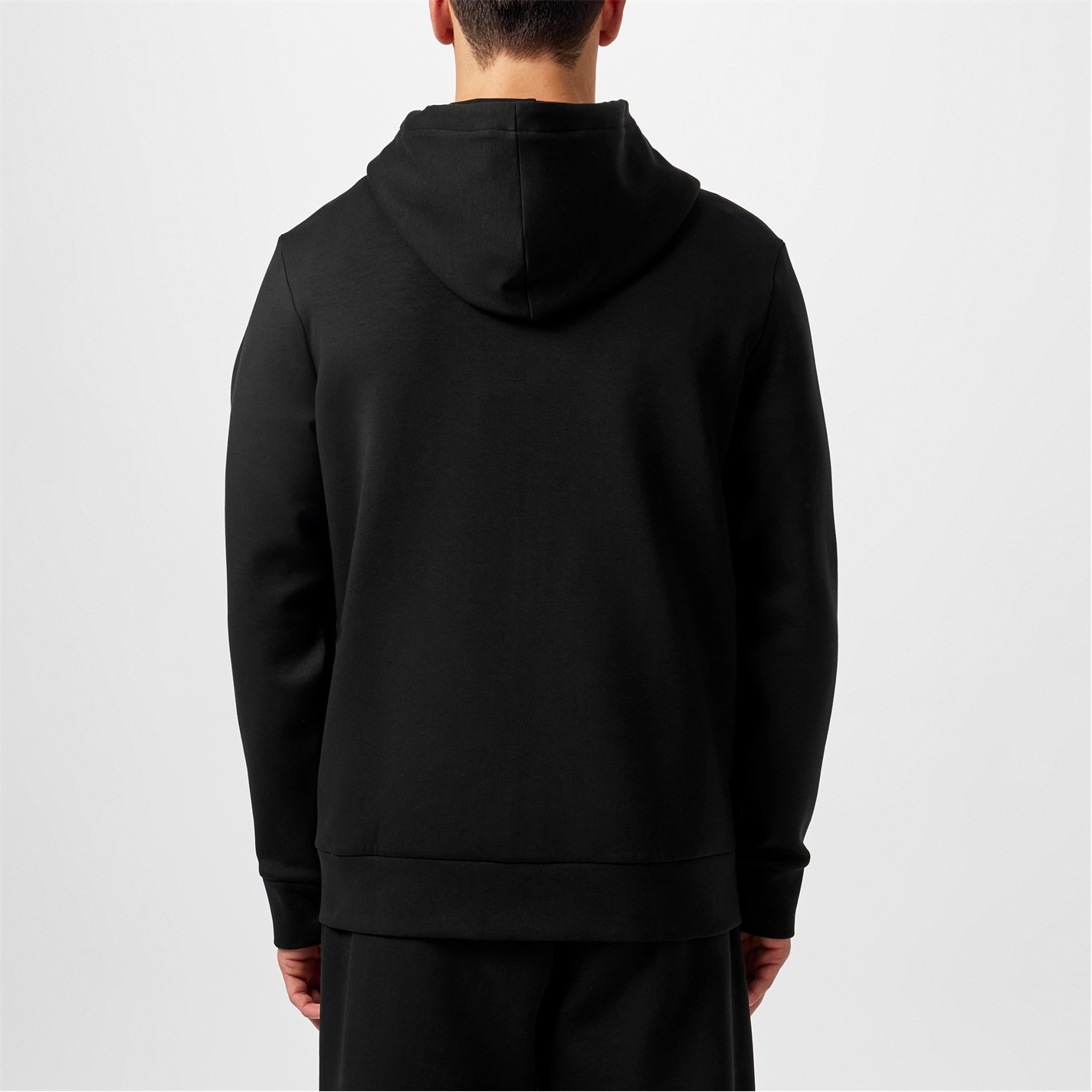 Mikina Boss Black 001 535351 Mens BOSS GREEN Full-Zip Hoodie with Adjustable Drawstring Hood - Streamlined Design - 3