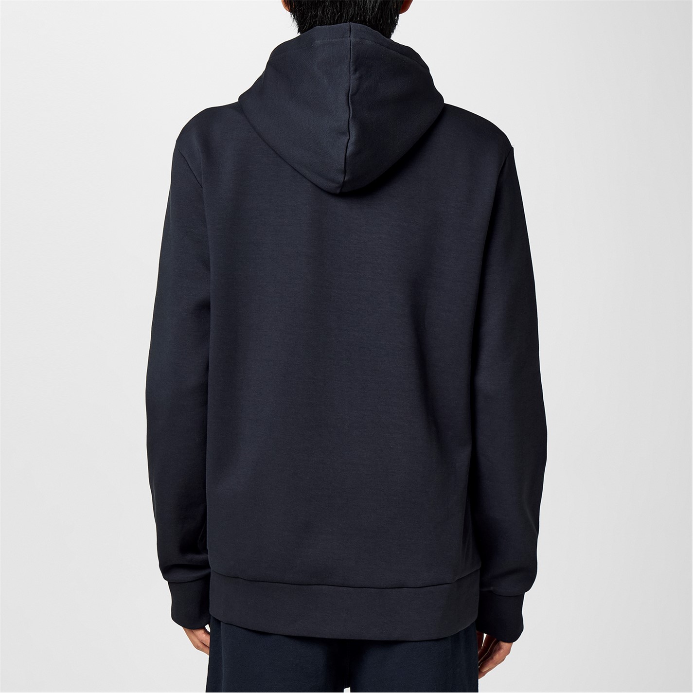 Mikina Boss Navy 402 3203036 Mens BOSS GREEN Full-Zip Hoodie with Adjustable Drawstring Hood - Streamlined Design - 3