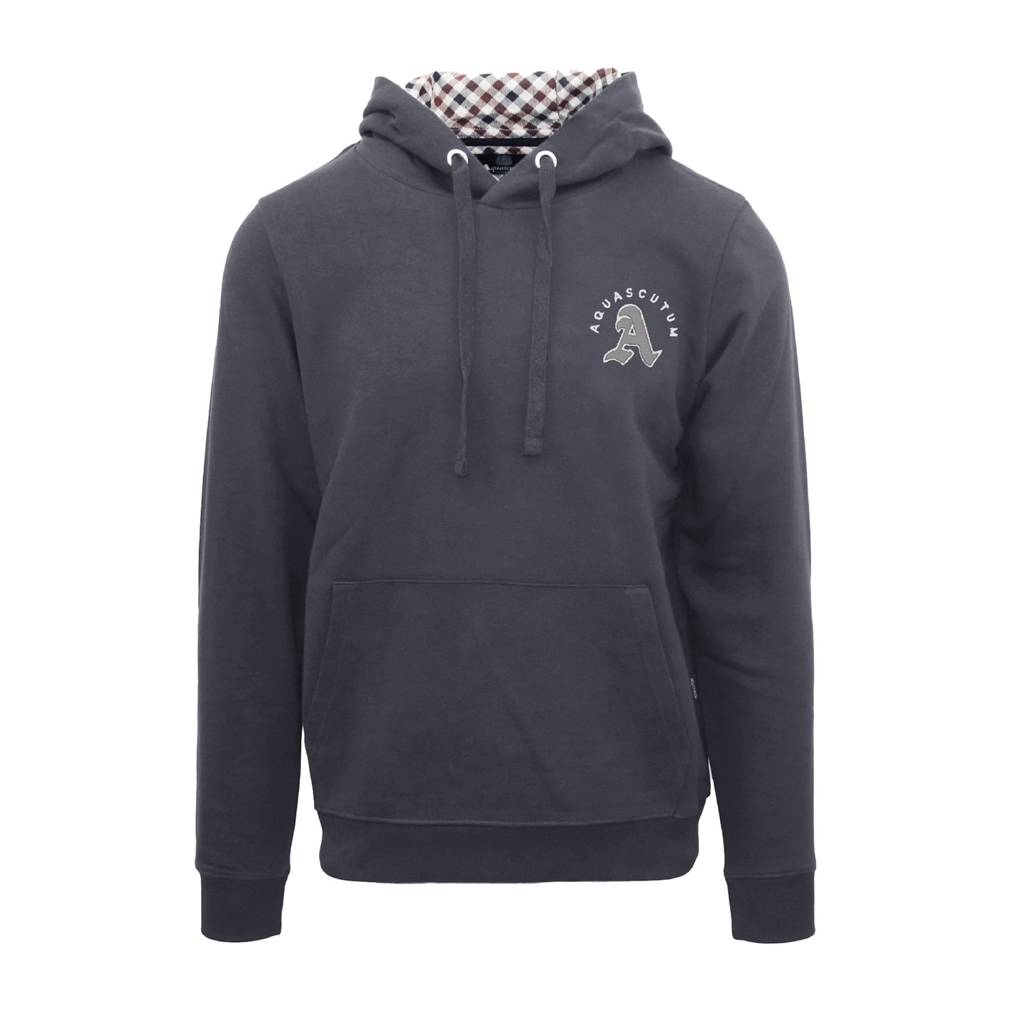 Mikina Aquascutum Antracite 1273212 Men's Hooded Sweat Pull Over Hoodie - 1