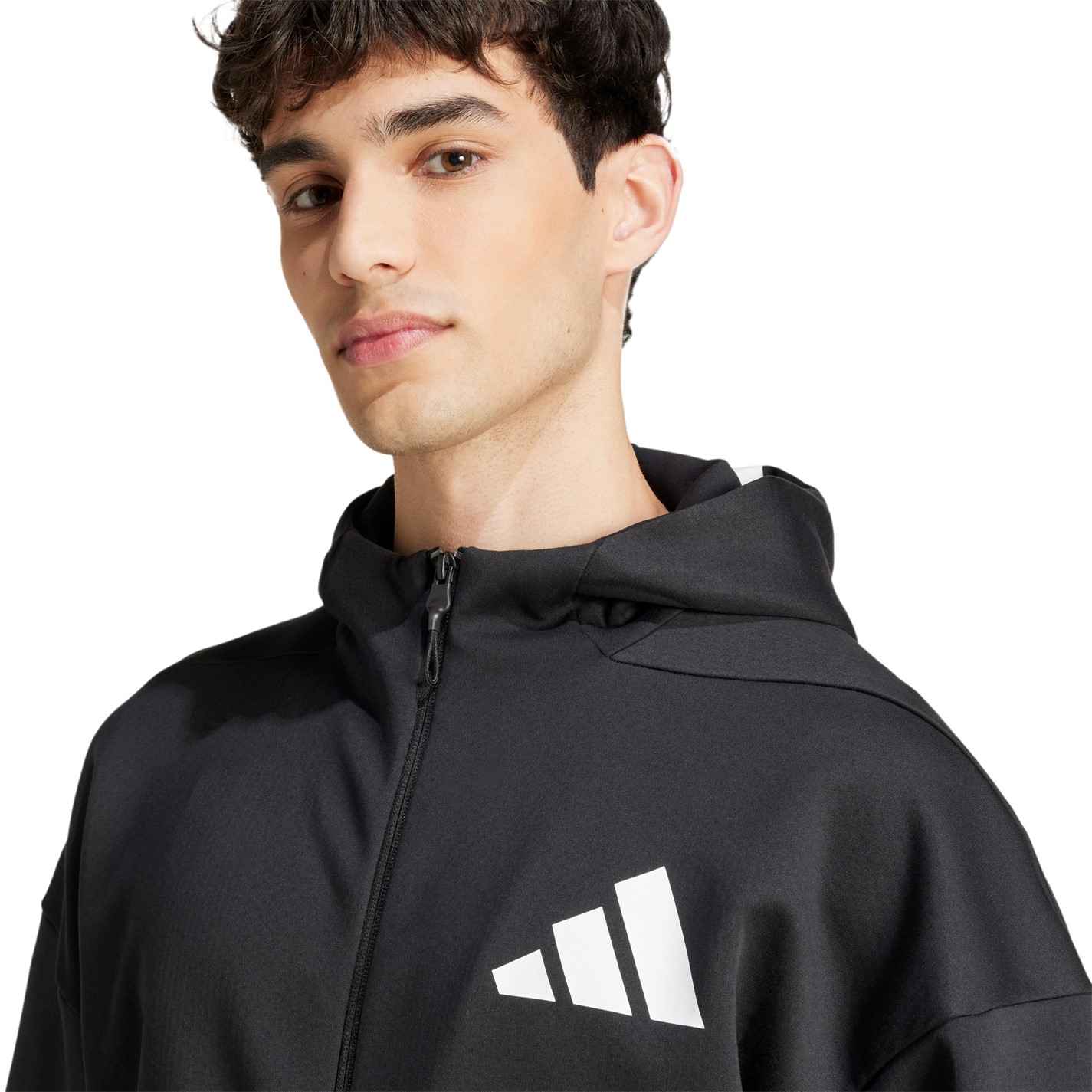 Mikina adidas Black 180780 Men's Z.N.E. Full Zip Hoodie - 6
