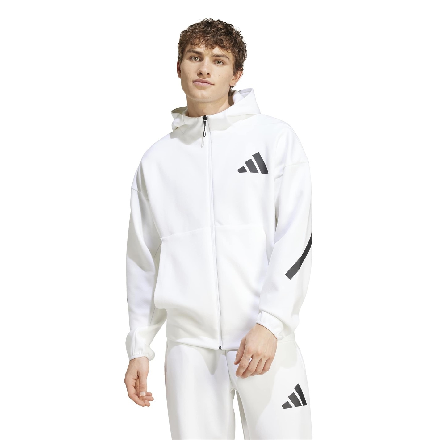 Mikina adidas White 3363584 M Z.N.E. Fz Hoody Mens - 2