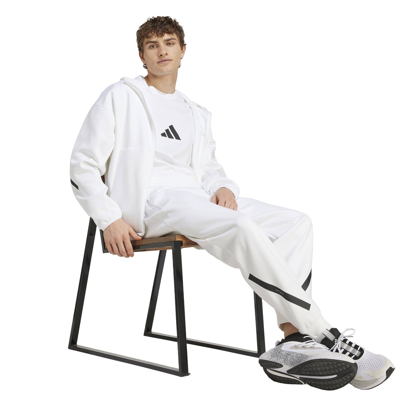 Mikina adidas White 3363584 M Z.N.E. Fz Hoody Mens - 6