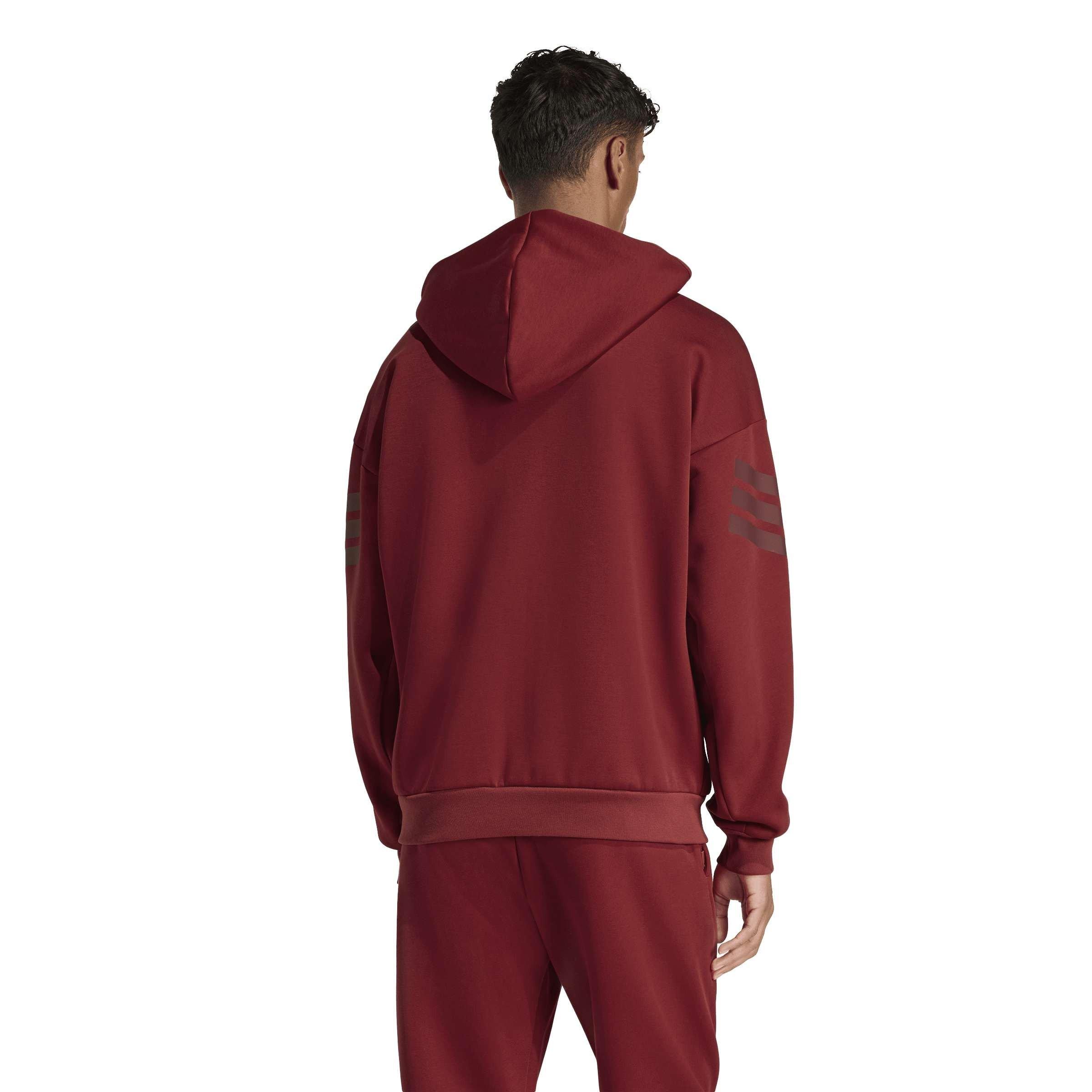 Mikina adidas Active Maroon 4818757 Men's Full Zip Hoodie - 2