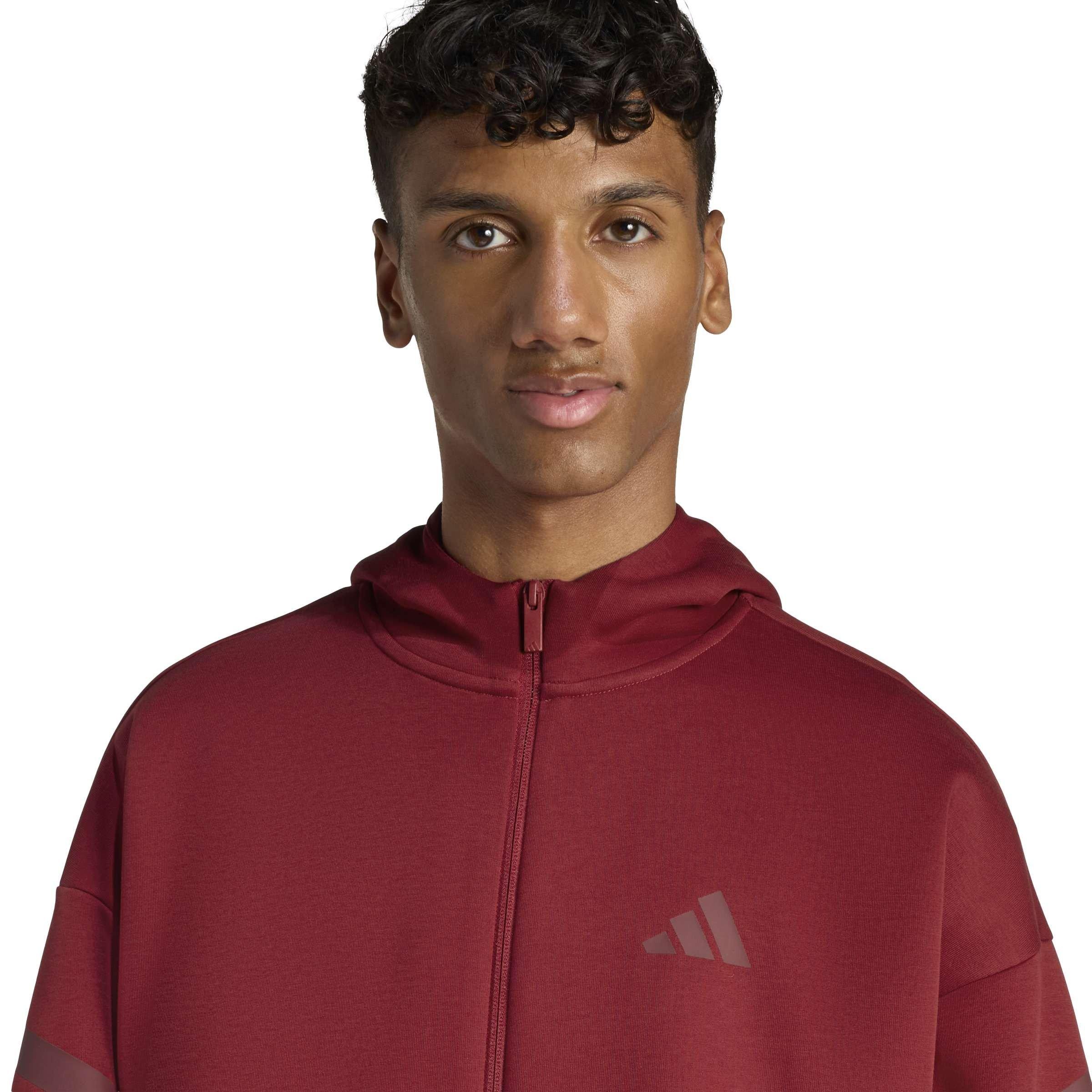 Mikina adidas Active Maroon 4818757 Men's Full Zip Hoodie - 3
