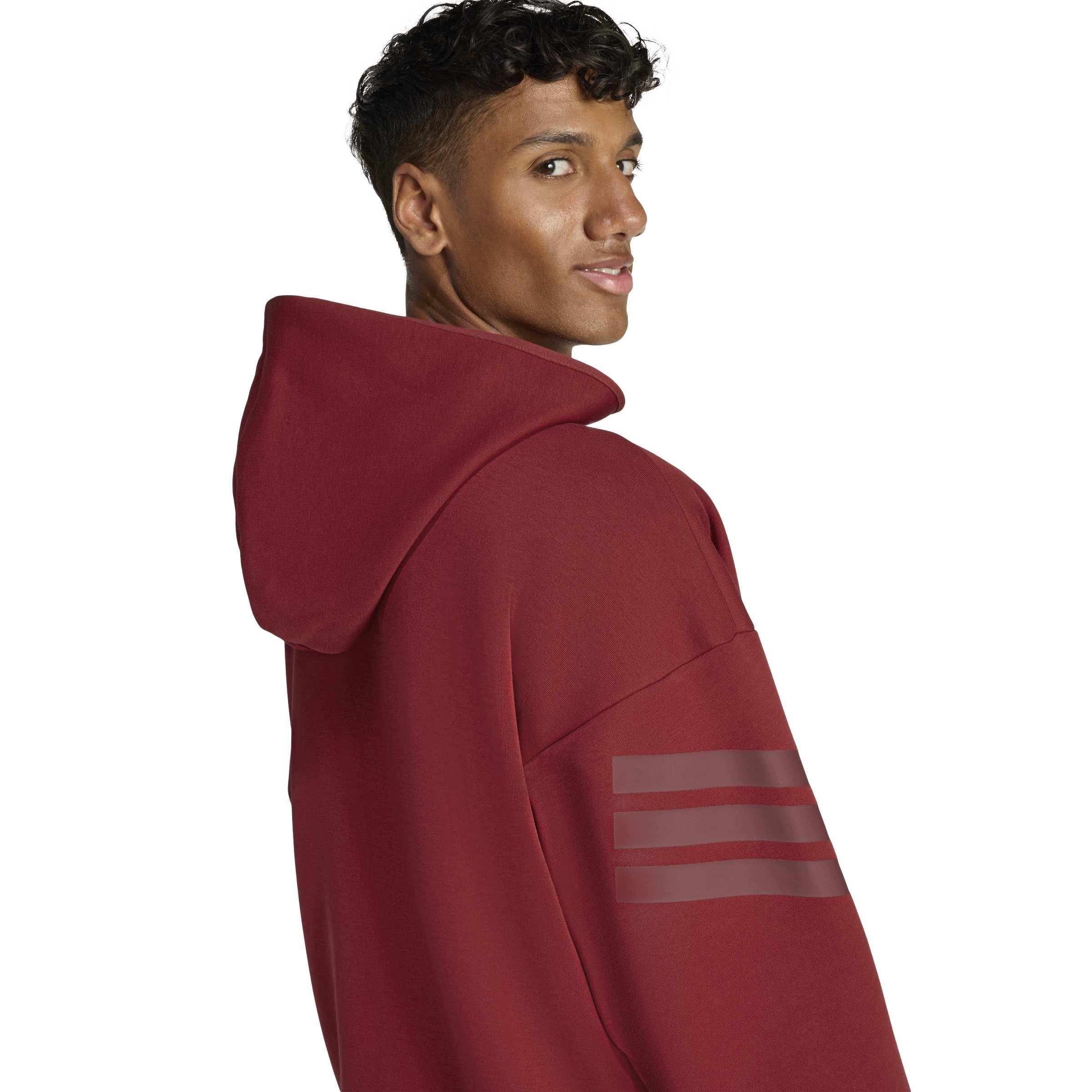Mikina adidas Active Maroon 4818757 Men's Full Zip Hoodie - 4