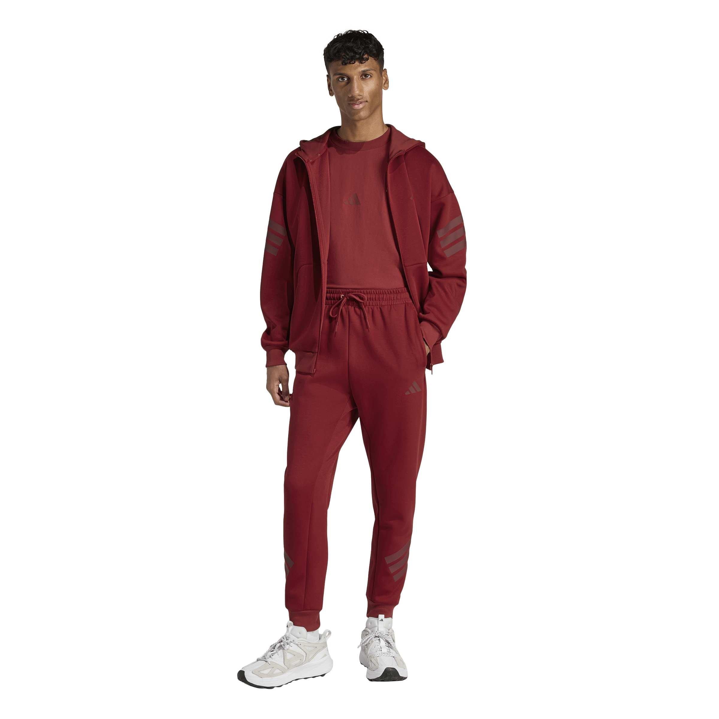 Mikina adidas Active Maroon 4818757 Men's Full Zip Hoodie - 5