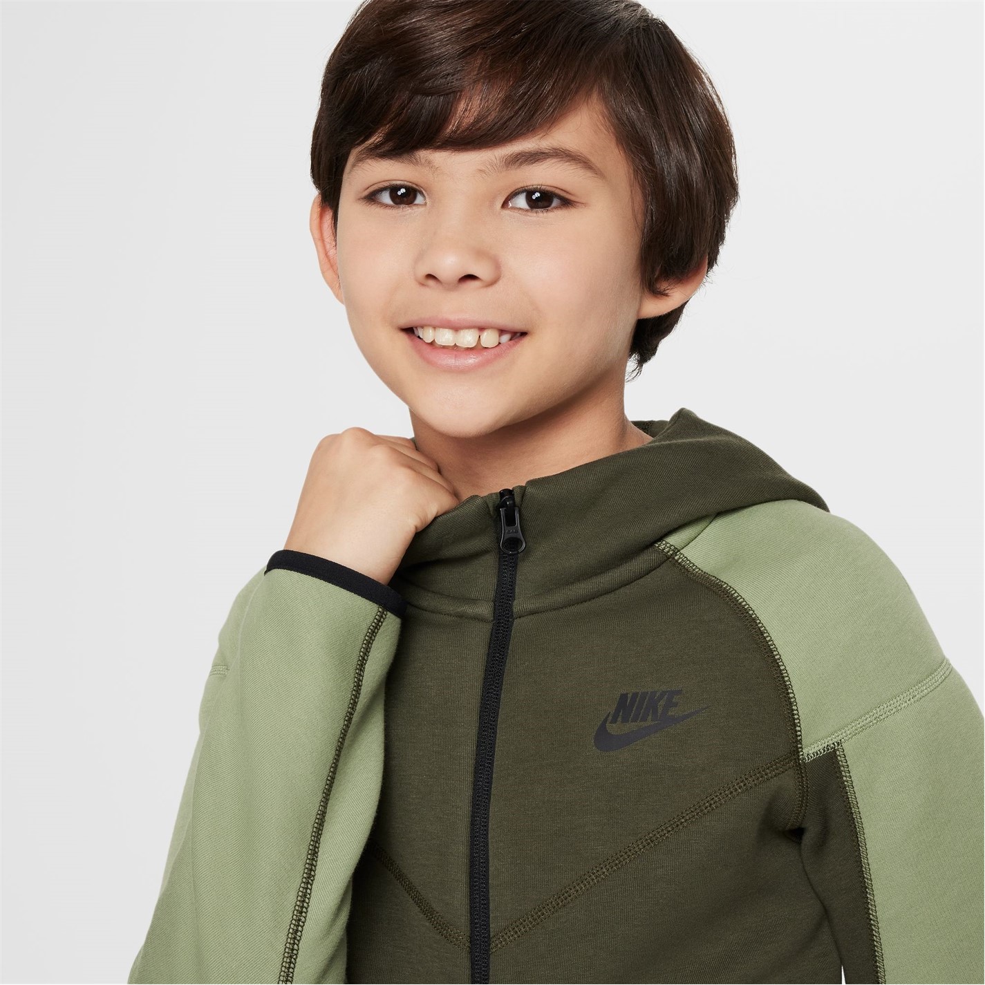 Nike Sportswear Tech Fleece Big Kids'  Full-Zip Hoodie - 3