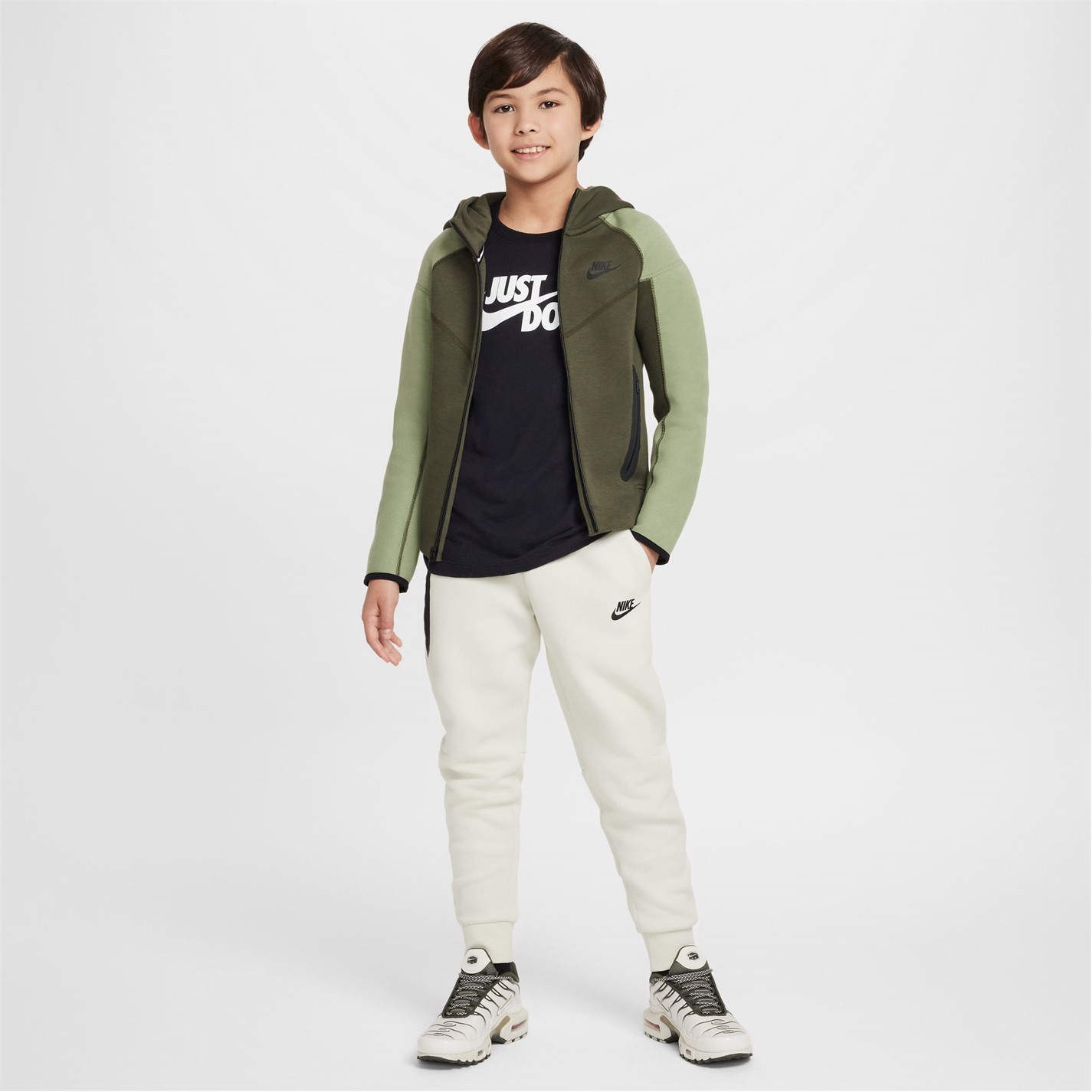 Nike Sportswear Tech Fleece Big Kids'  Full-Zip Hoodie - 6
