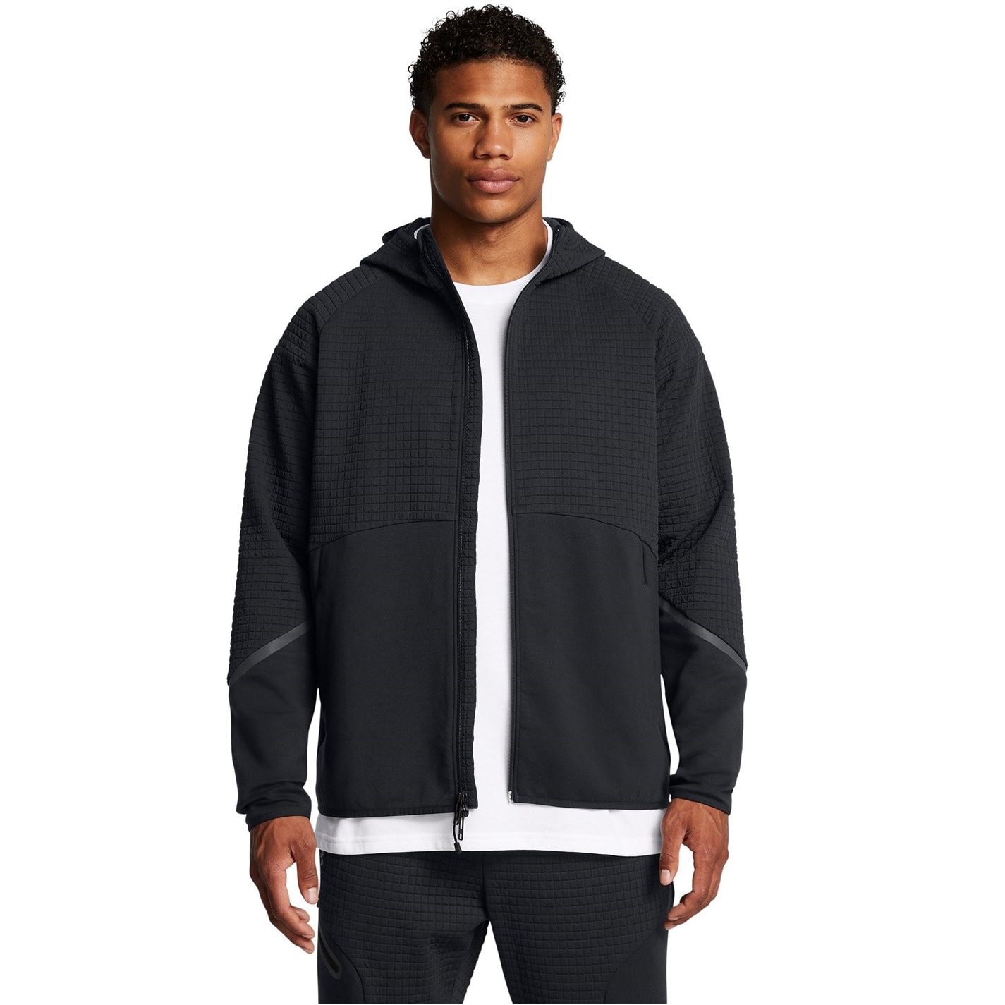 Mikina Under Armour Black 145391 Men's Unstoppable Zip Hoodie - 3