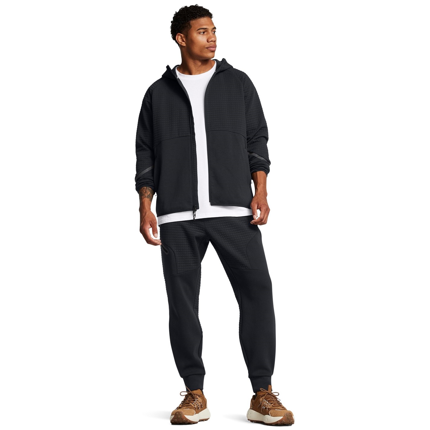 Mikina Under Armour Black 145391 Men's Unstoppable Zip Hoodie - 5