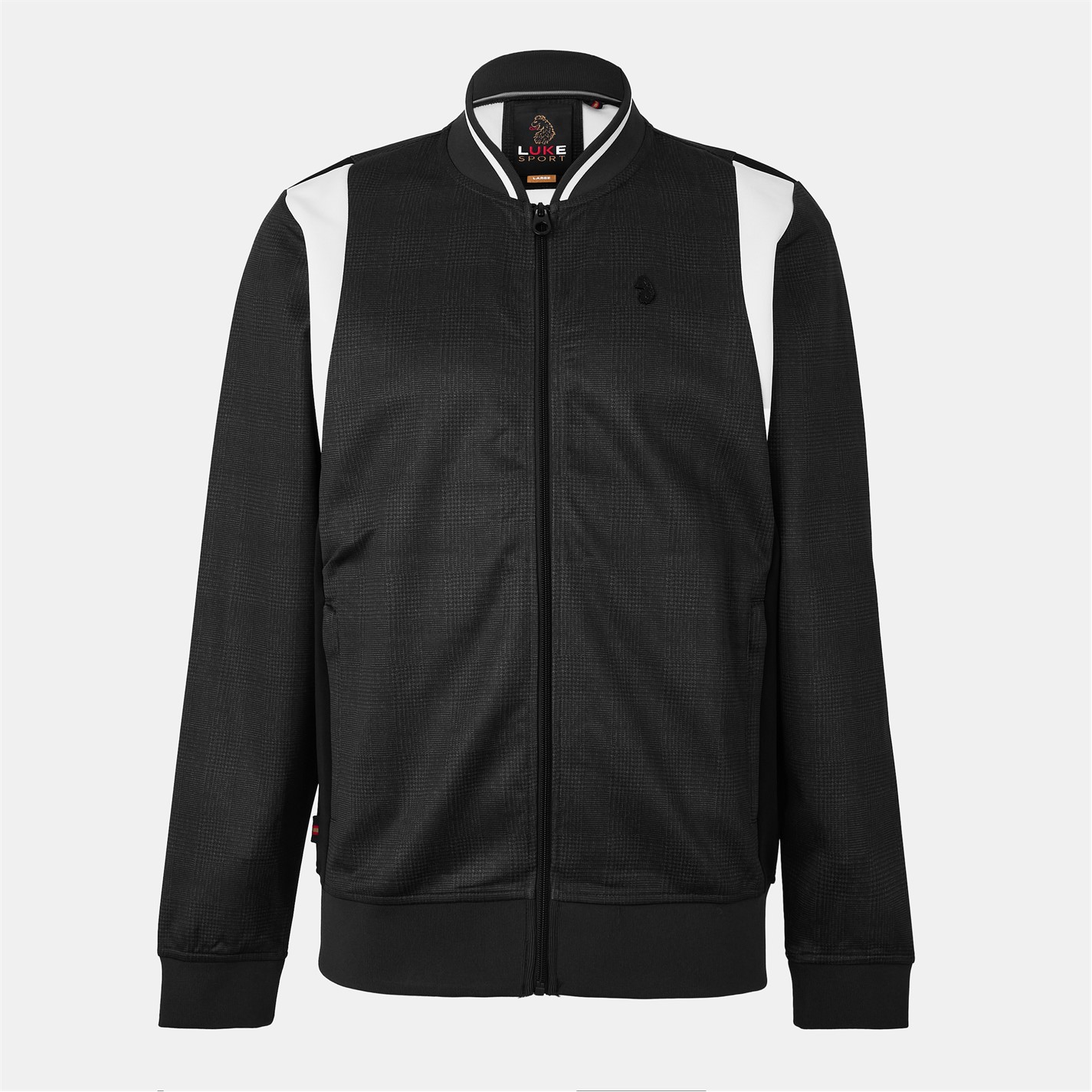 Mikina Luke Charcoal 6556860 Men's Block Hoodie - 1