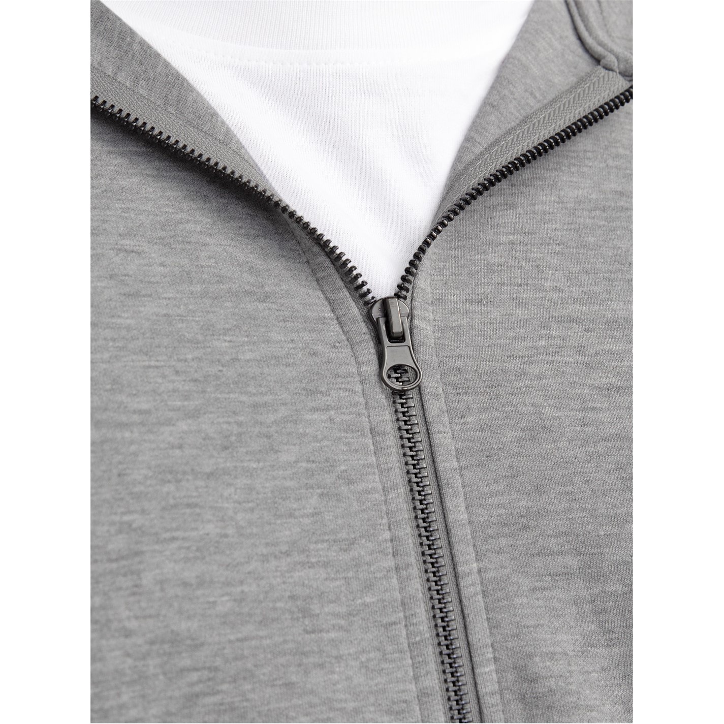 Mikina Jack and Jones Grey Melange 7167342 Men's Zip Sweatshirt Hoodie - 5