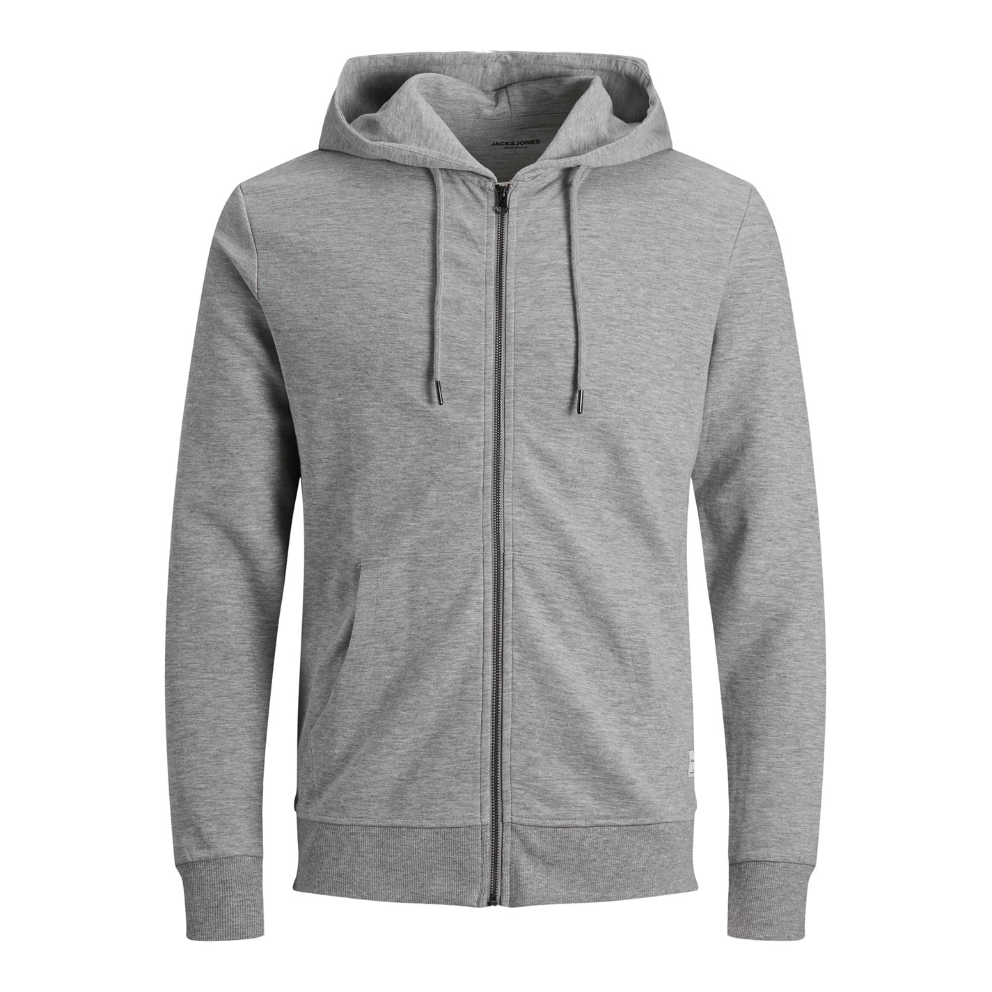 Mikina Jack and Jones Grey Melange 7167342 Men's Zip Sweatshirt Hoodie - 6