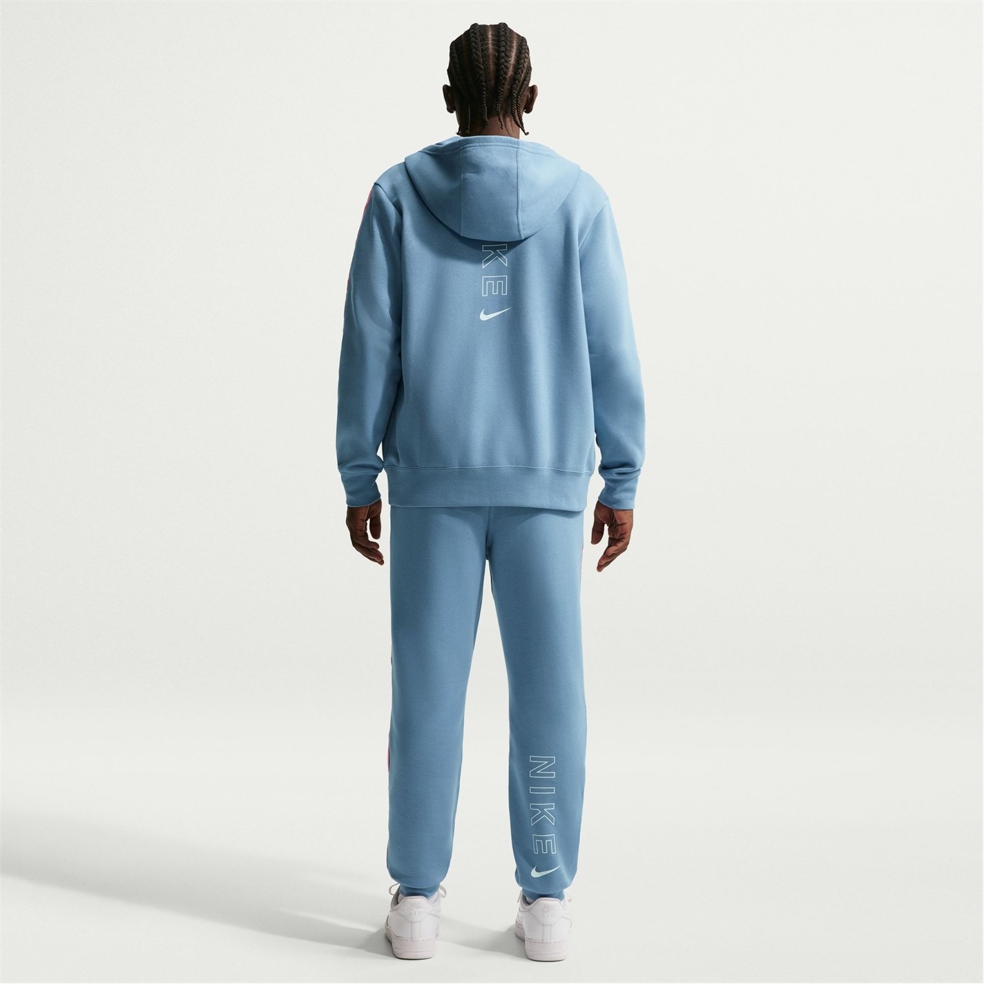 Mikina Nike Work Blue 5565757 Men's Zip Hoodie - 4