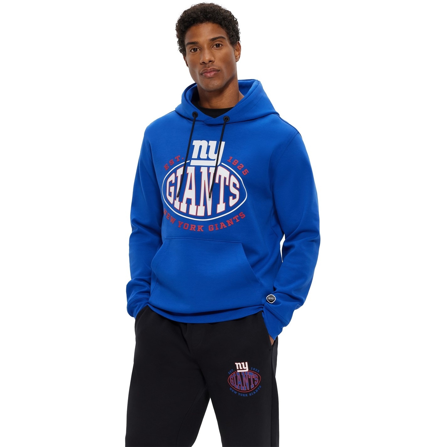 Mikina Boss Blue 7008014 Men's W Touchback Hoodie - 1