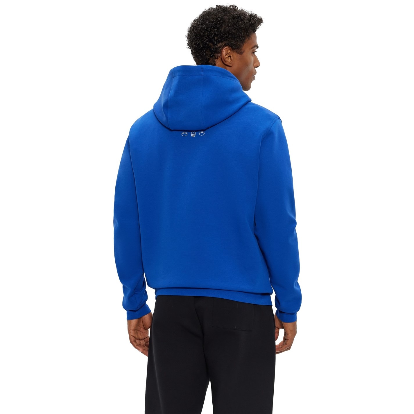 Mikina Boss Blue 7008014 Men's W Touchback Hoodie - 2