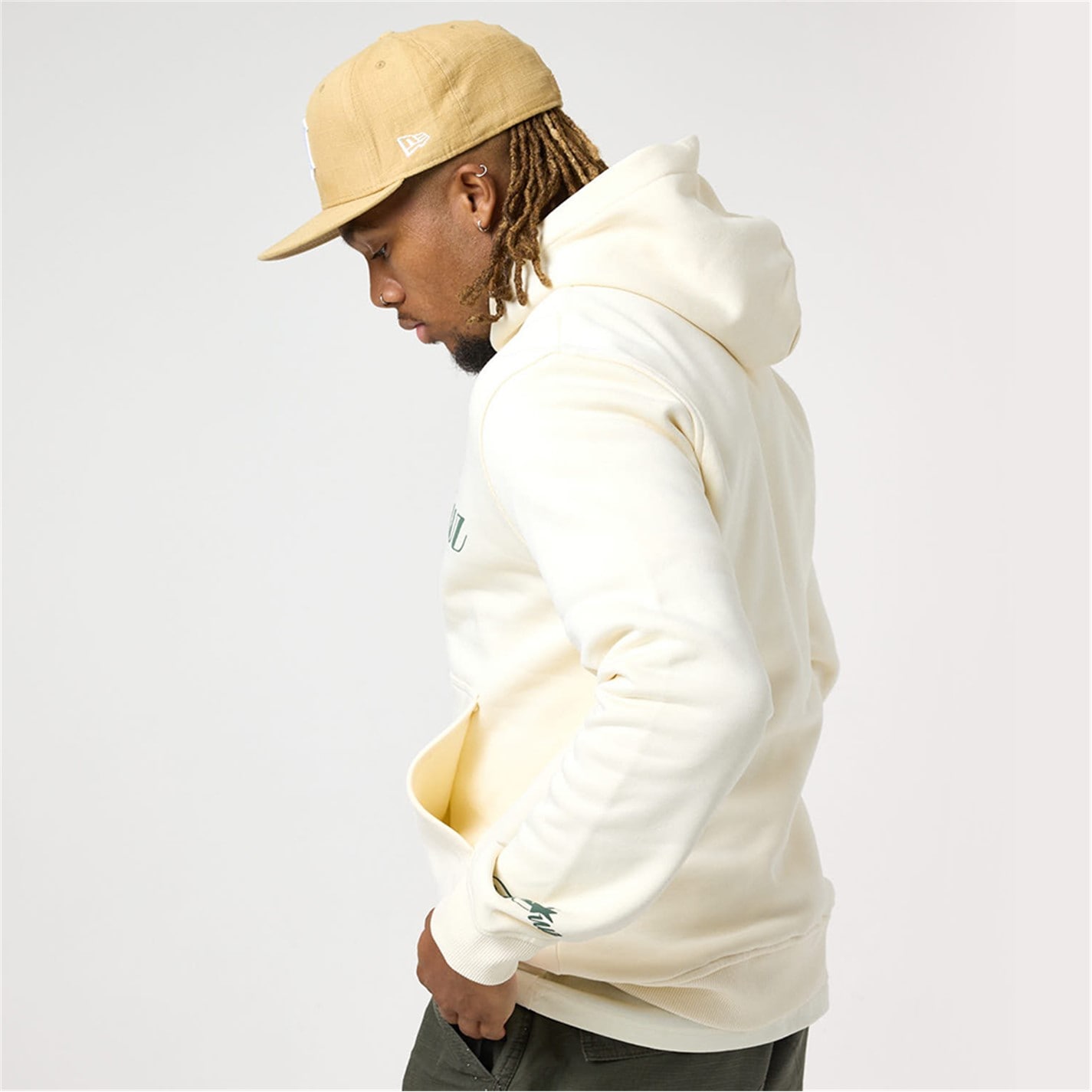 Mikina TELA CRUZ W Aspargus 3651911 Men's Over the Head Hoodie - 2