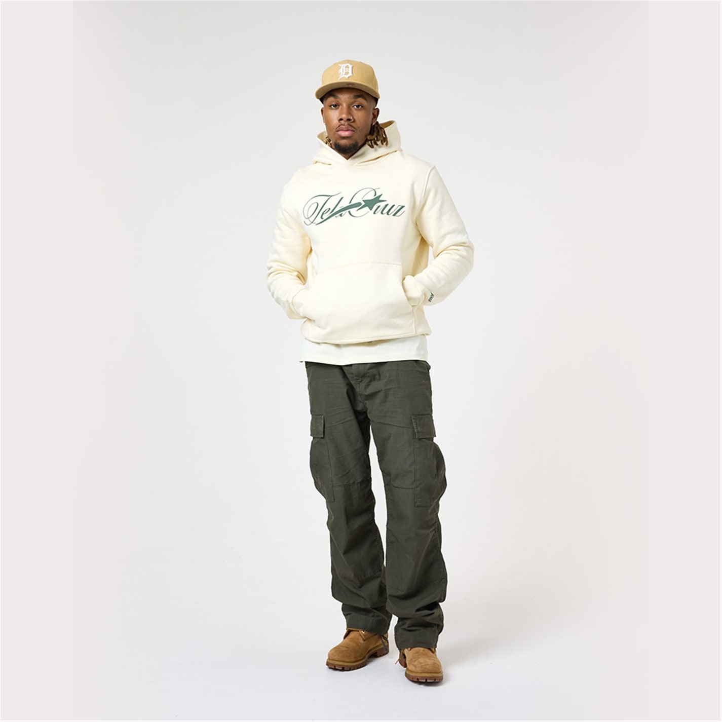 Mikina TELA CRUZ W Aspargus 3651911 Men's Over the Head Hoodie - 3