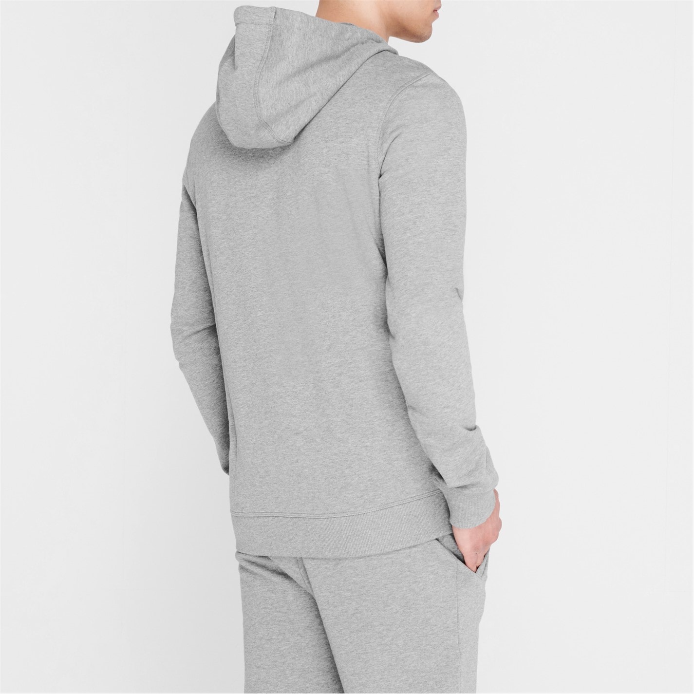 Mikina Hugo Grey 029 462334 Mens HUGO Daratschi Drawstring Hoodie - Contemporary Streetwear Design - 2