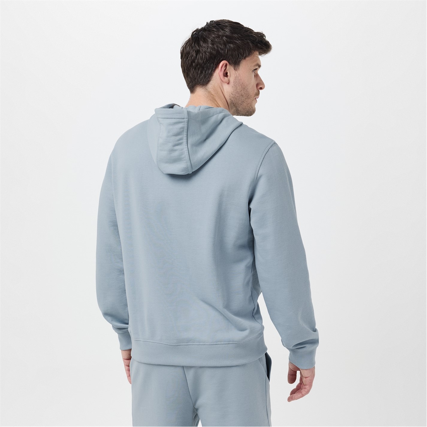 Mikina Hugo Open Blue 483 2094150 Mens HUGO Daratschi Drawstring Hoodie - Contemporary Streetwear Design - 4