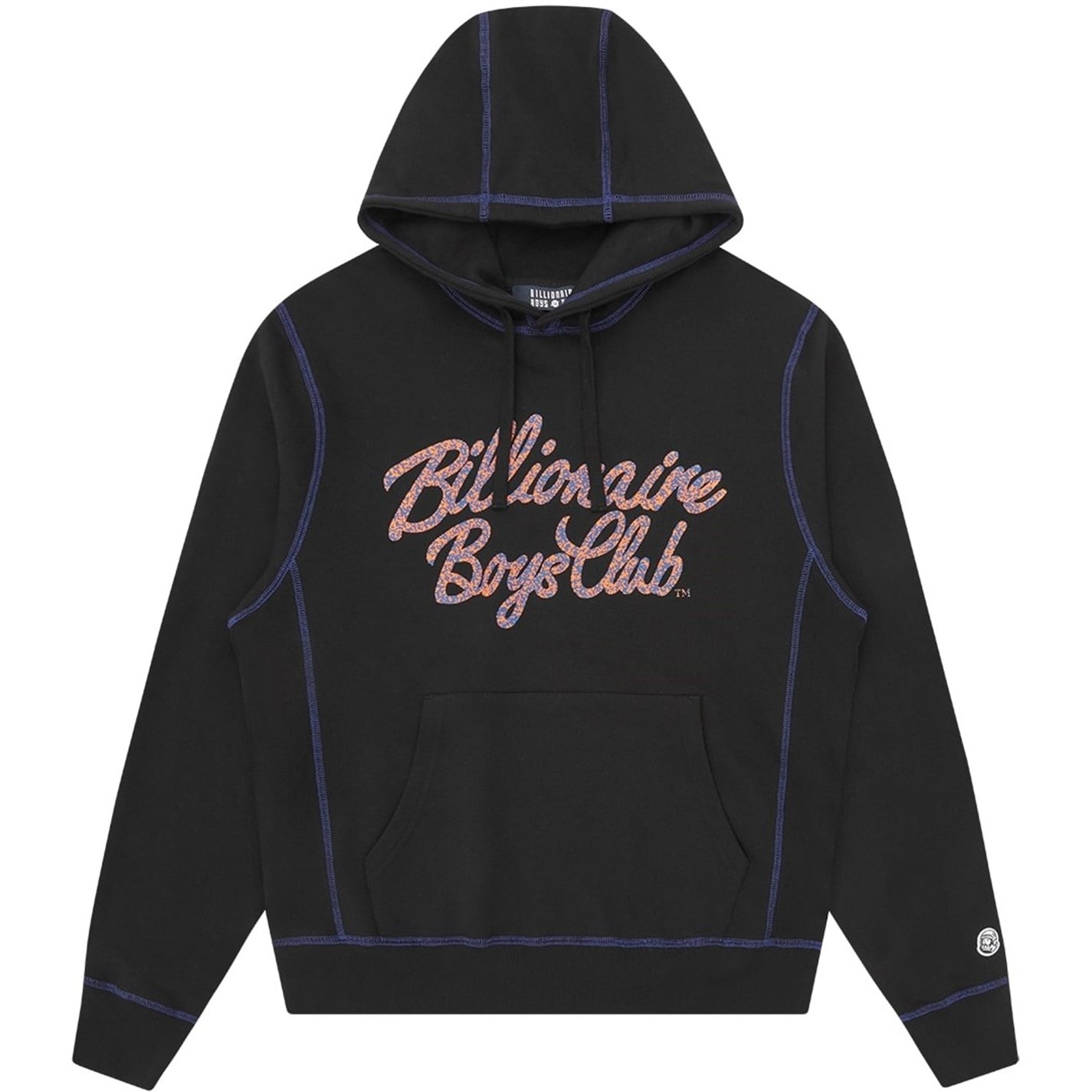 Mikina BILLIONAIRE BOYS CLUB Black 4381047 Men's Contrast Hood Pull Over Hoodie - 1