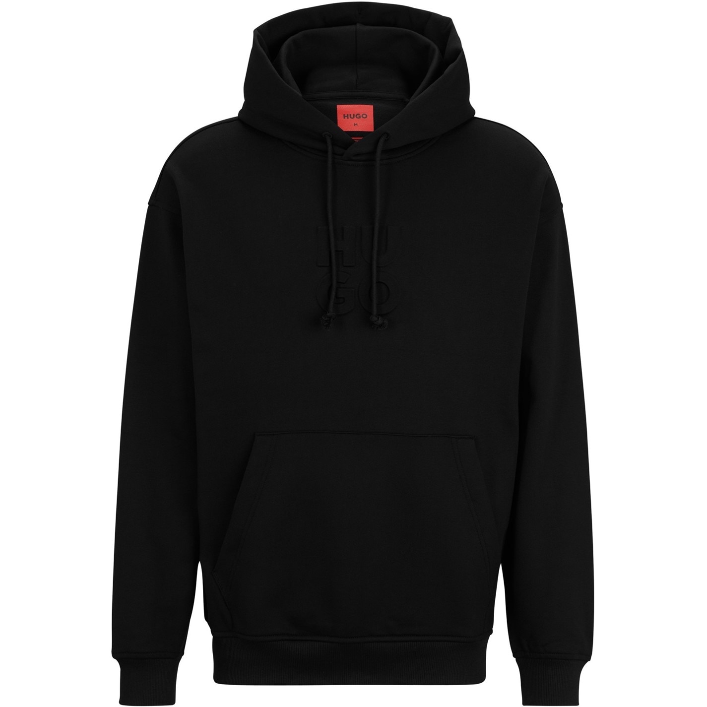 Mikina Hugo Black 3539214 Dokras Hoodie - 1