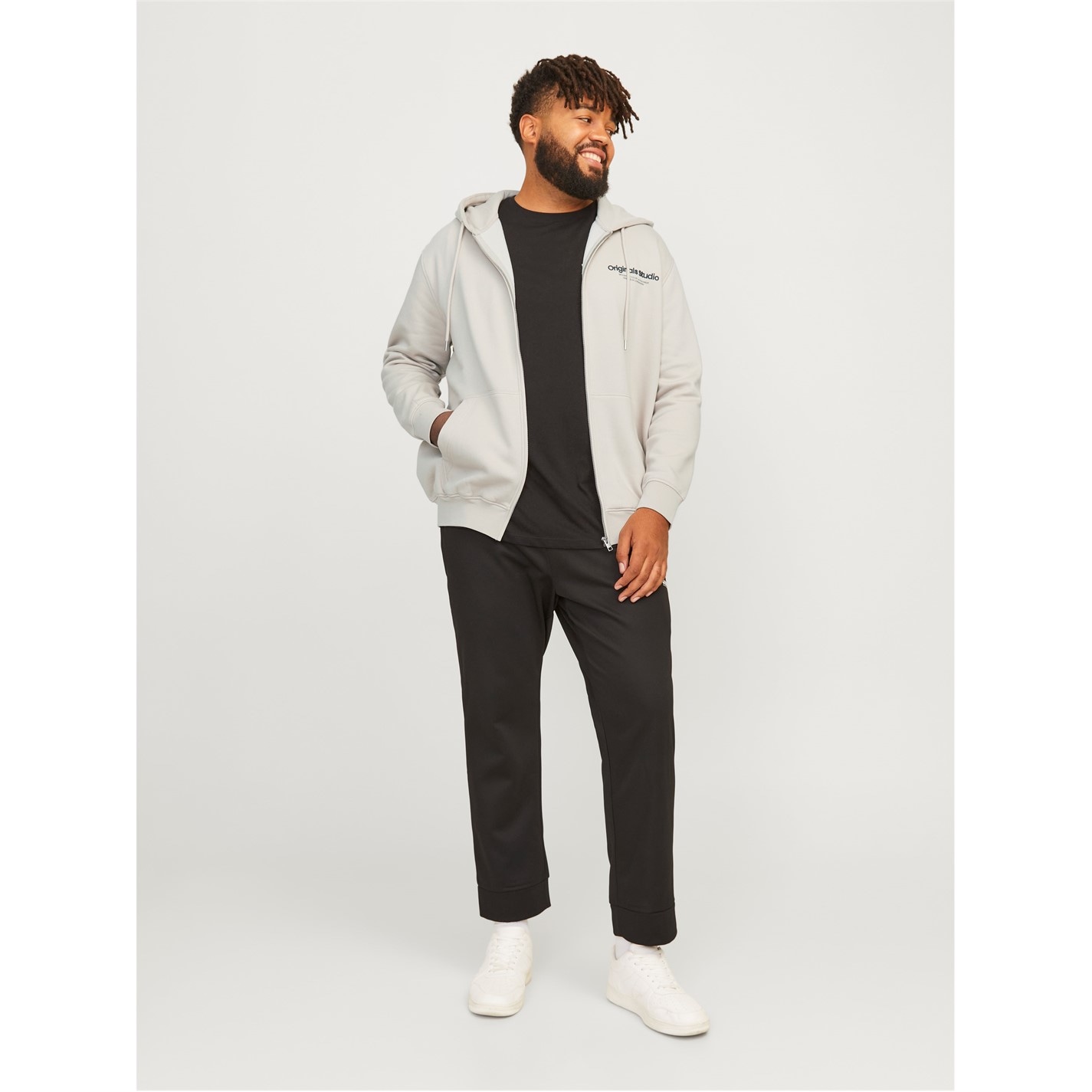 Mikina Jack and Jones Moonbeam 7966275 Men's Vest Zip Hoodie - 2