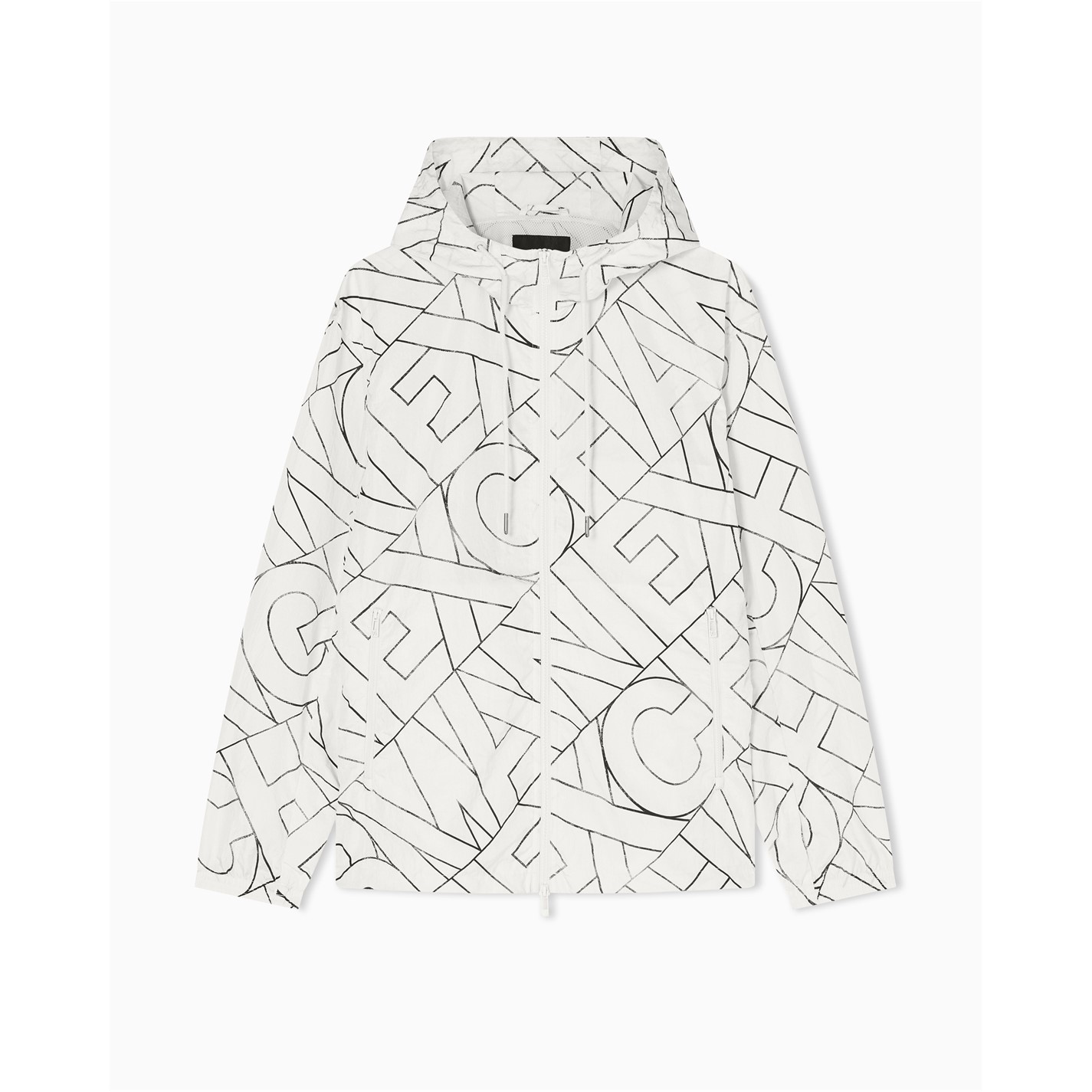 Mikina Armani Exchange Ivory multi 9358151 Blouson Jacket - 1