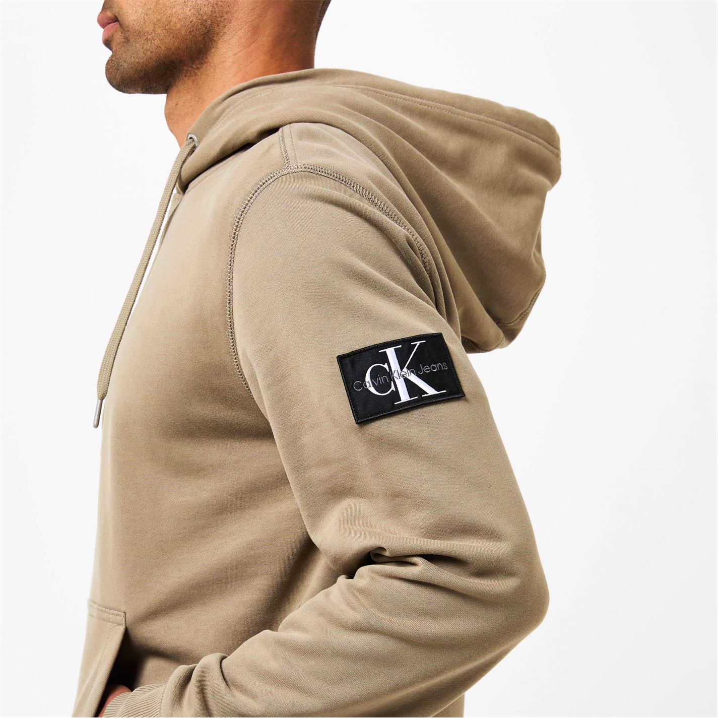 Mikina Calvin Klein Jeans Brindle 415882 Monogram Badge Hoodie - 5