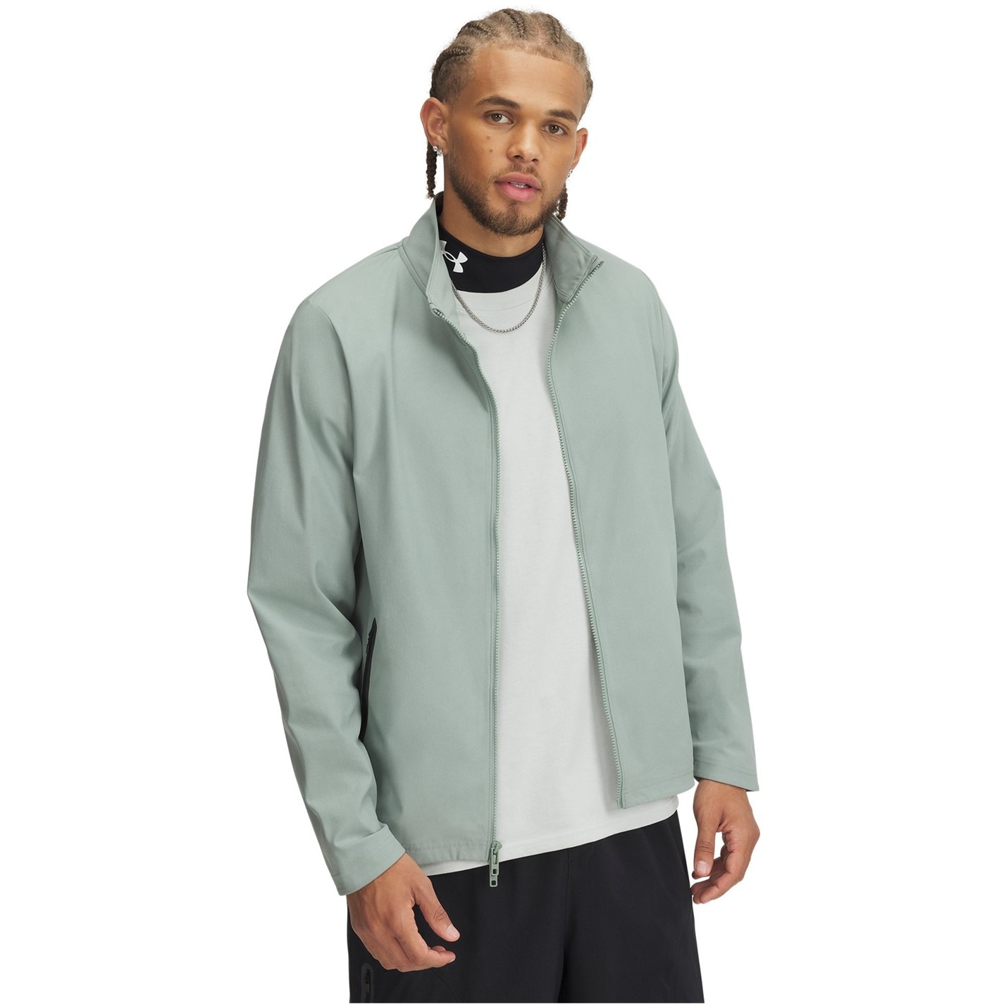 Mikina Under Armour Green 6632088 Men's Unstop Zip Hoodie - 1