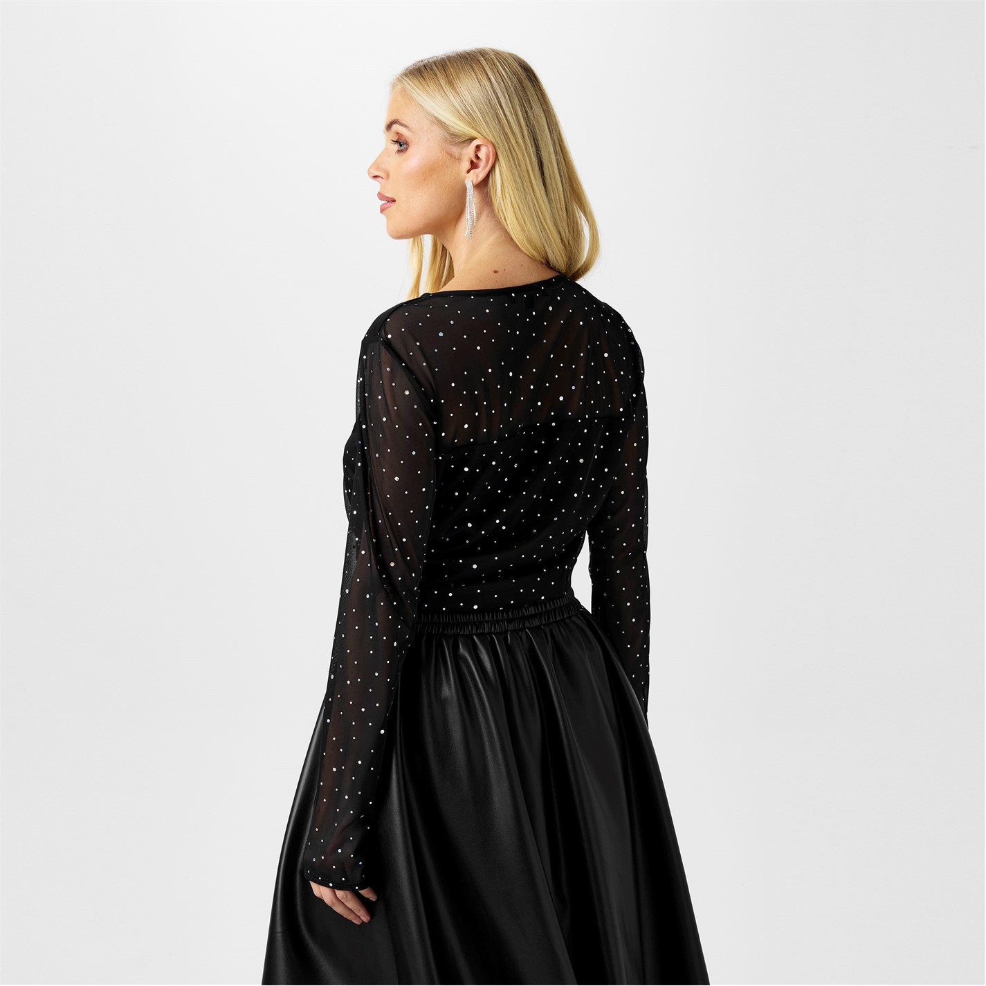 Biba Biba Sequin Mesh Top - 2