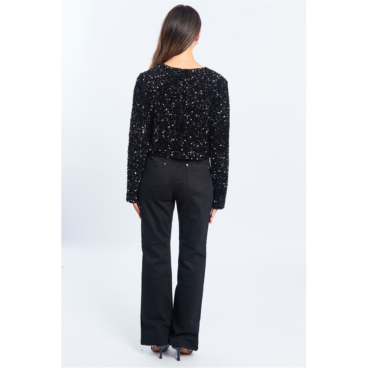 Be You Sequin Bow Jkt Ld52 - 3