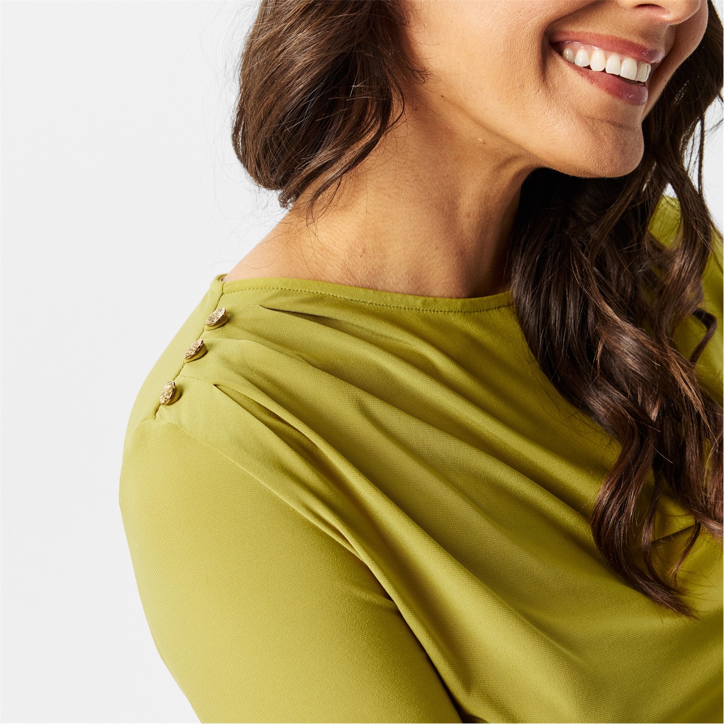 Biba Button Detail Blouse - 5