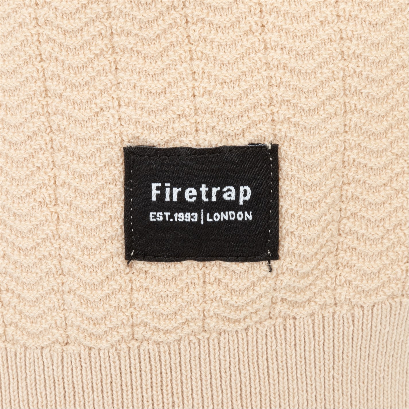 Firetrap quarter Zip Short Sleeve Ribbed Knit Polo - 4