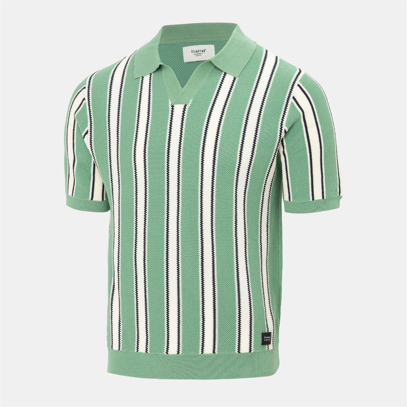 Firetrap Polo Striped Classic Collared T Shirt - 3