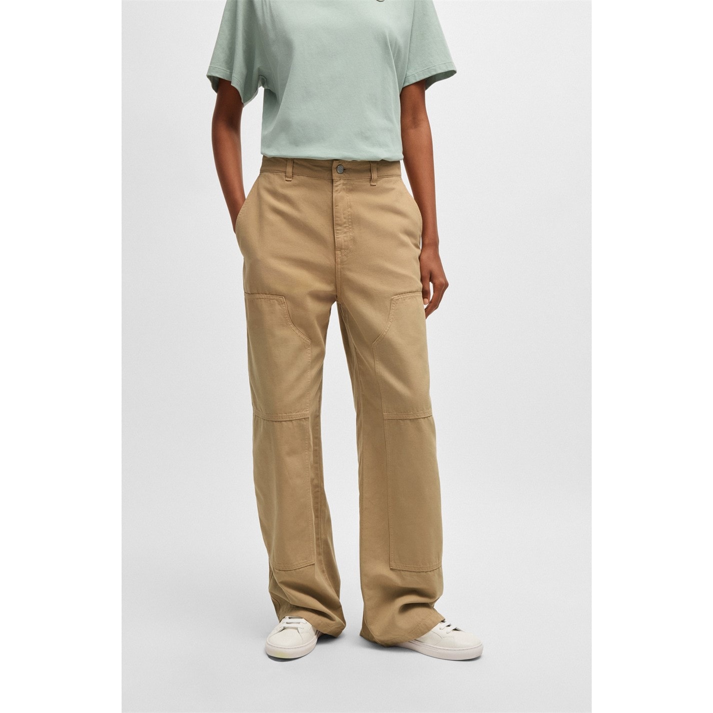 Hugo Hacarpe-1-D B 10263769 01 Straight Leg Trousers Womens - 2