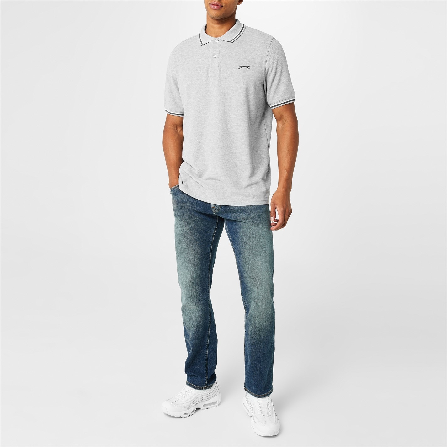 Slazenger Tipped Polo Shirt Mens - 2