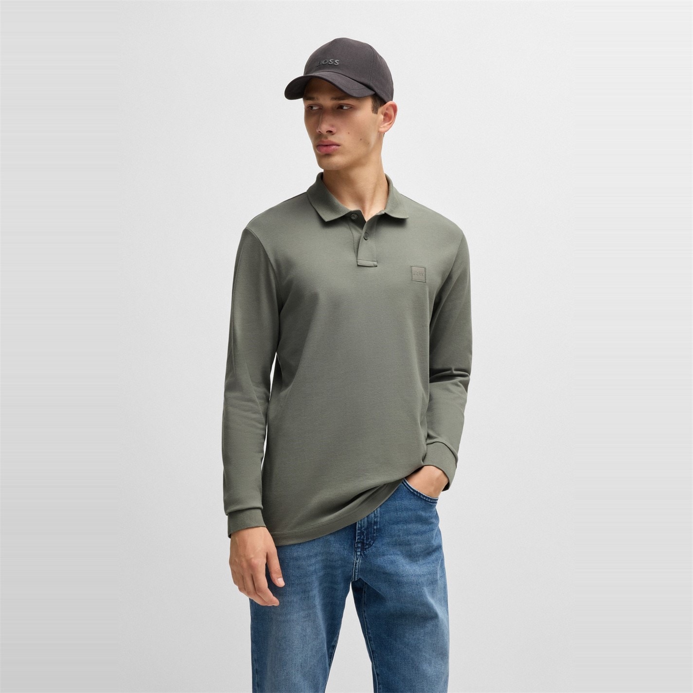 Boss Long Sleeve Polo Shirt - 2
