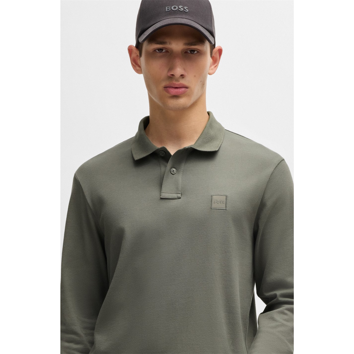 Boss Long Sleeve Polo Shirt - 4