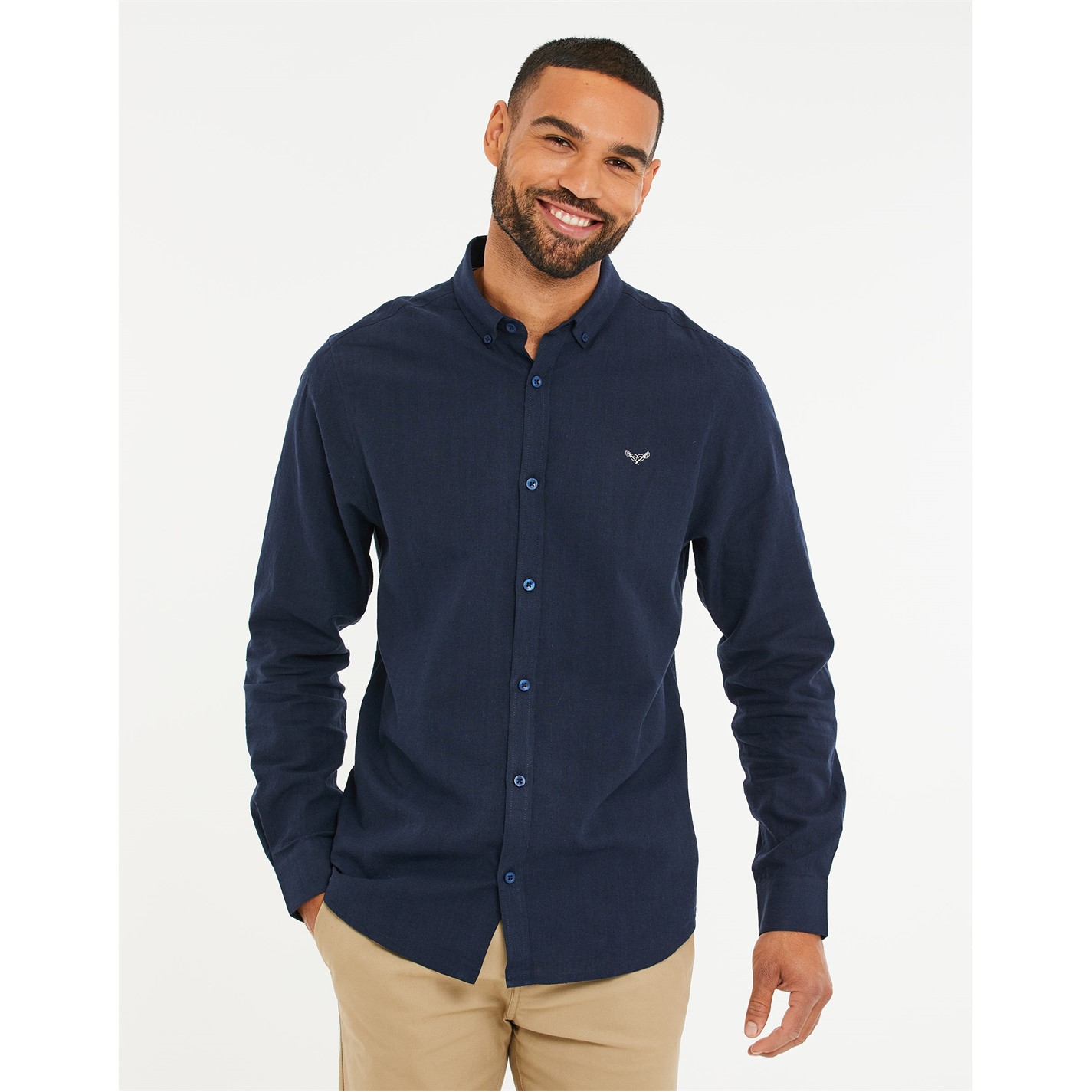 Košeľa Threadbare Navy 2934396