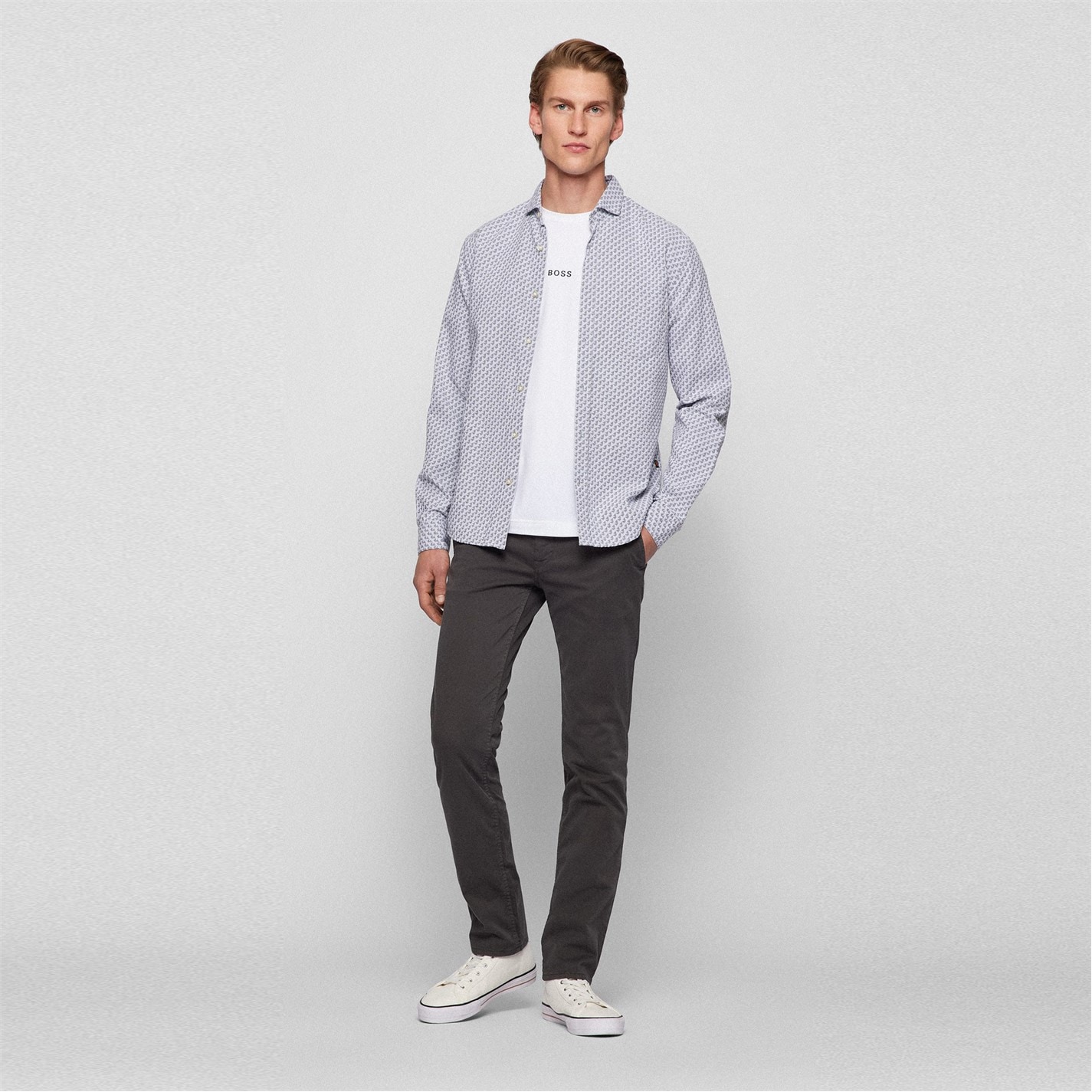 Boss Chino Slim Trousers - 4