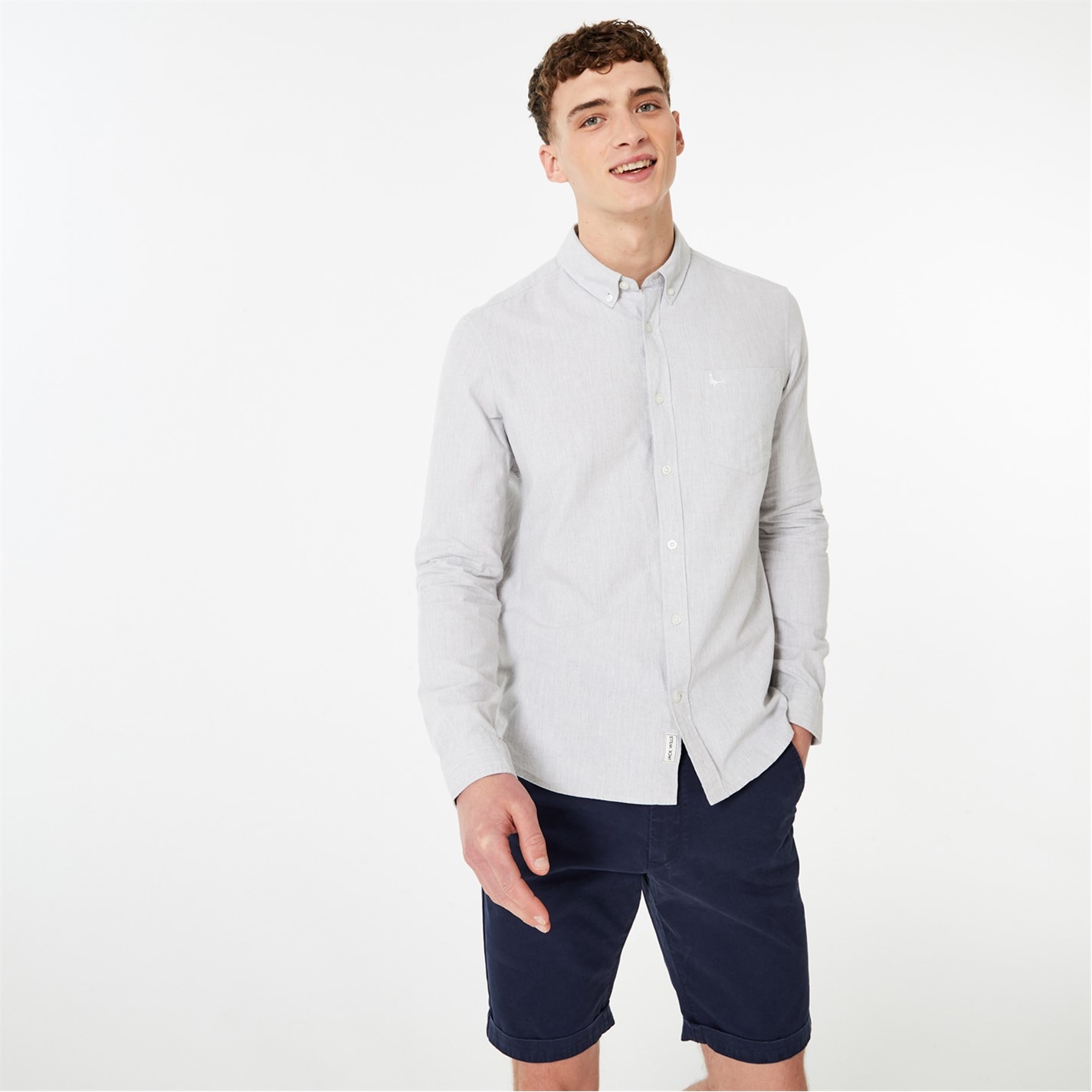 Košile Jack Wills Lt Ash Mrl 1344842