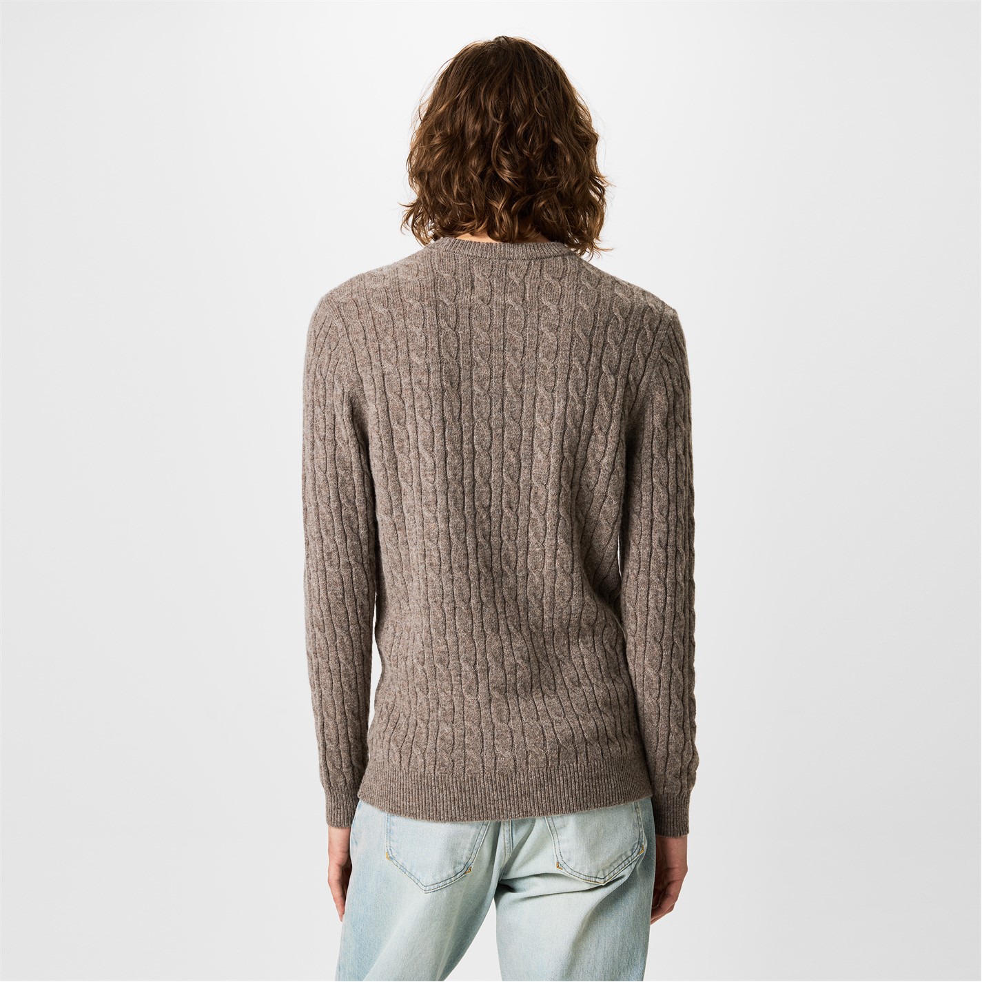 Jack Wills Marlow Merino Wool Blend Cable Knitted Jumper - 2