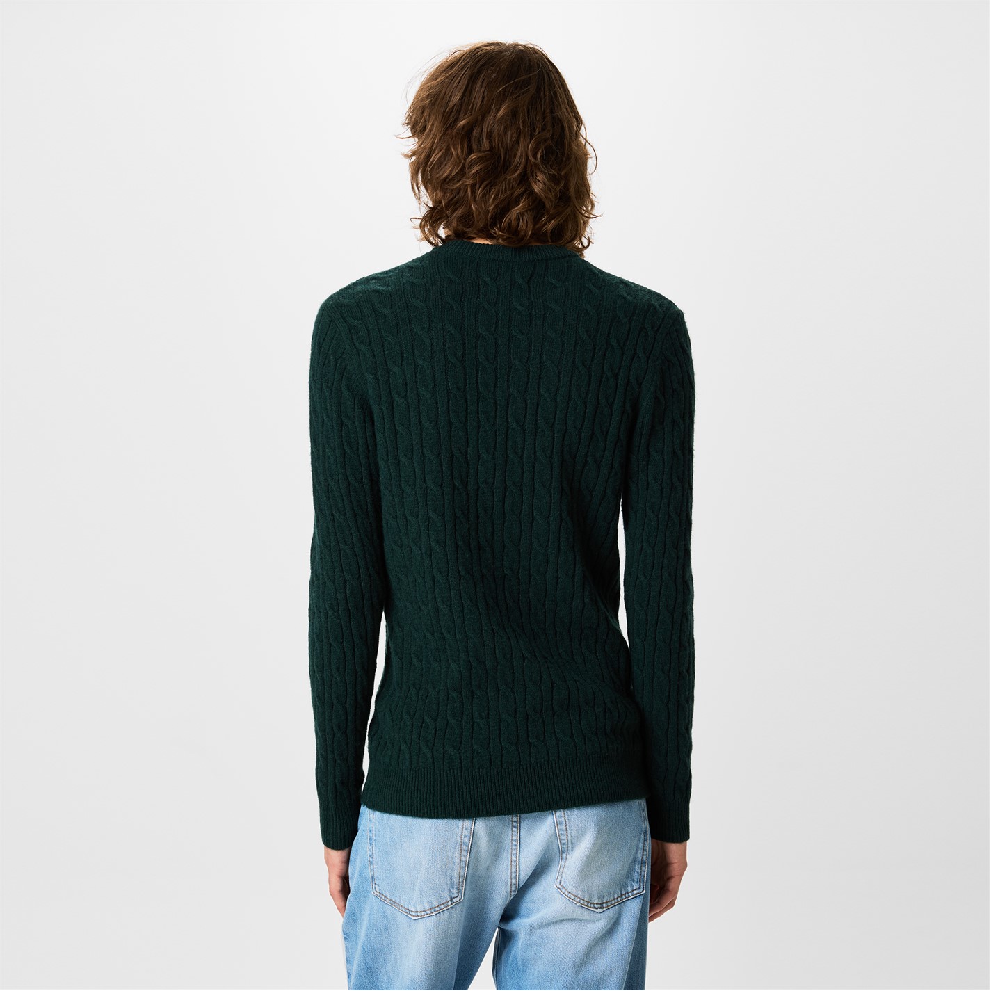 Jack Wills Marlow Merino Wool Blend Cable Knitted Jumper - 2