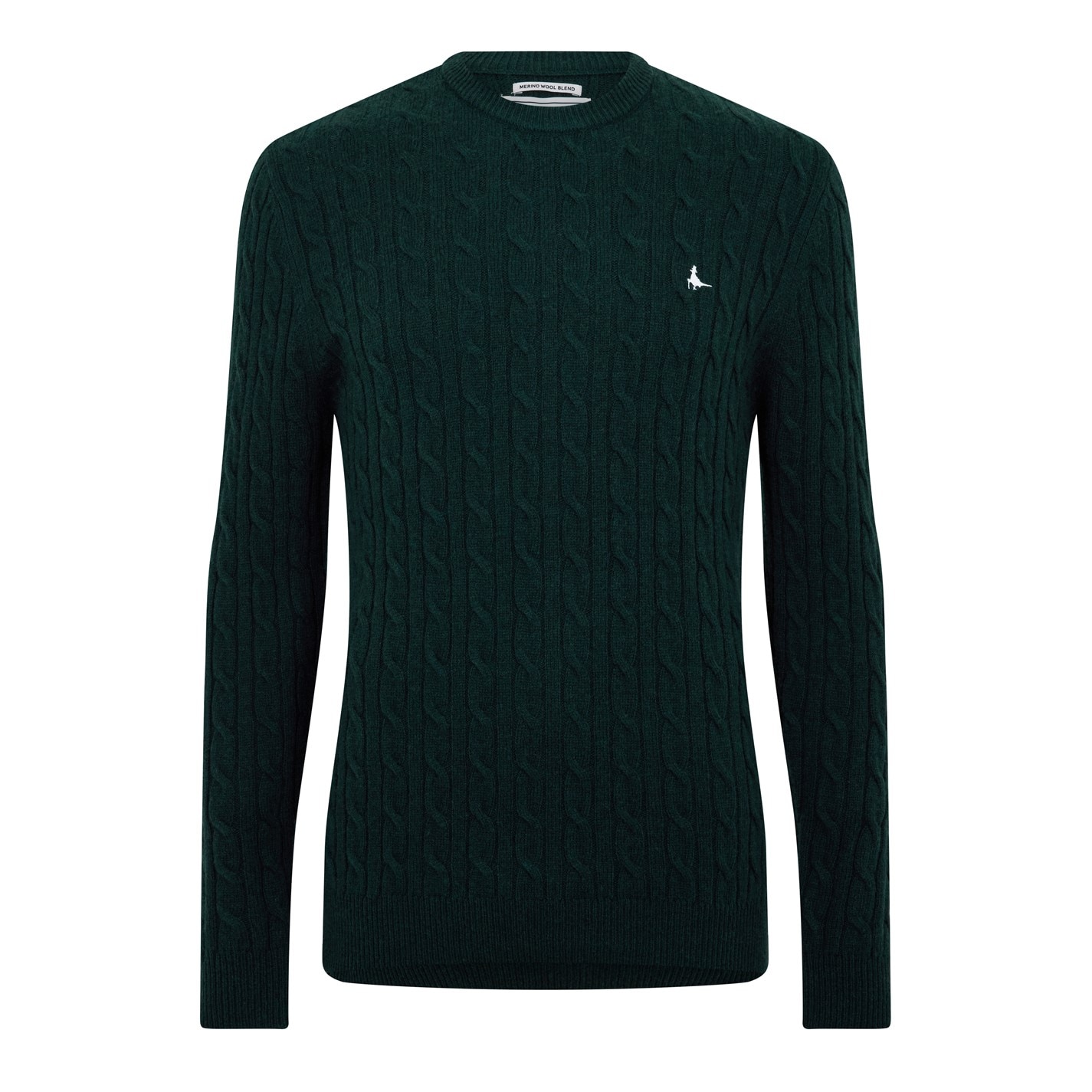 Jack Wills Marlow Merino Wool Blend Cable Knitted Jumper - 5