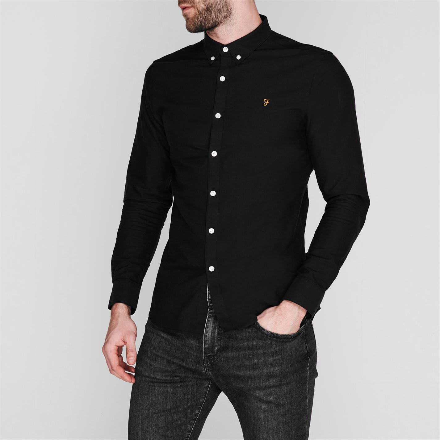Farah Oxford Long Sleeve Shirt - 2